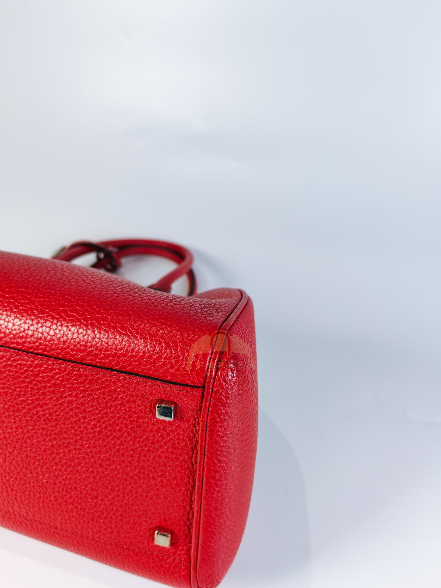 Pauline Bag Petit in Red Grained Taurillon Leather | Purse Maison Luxury Bags Shop