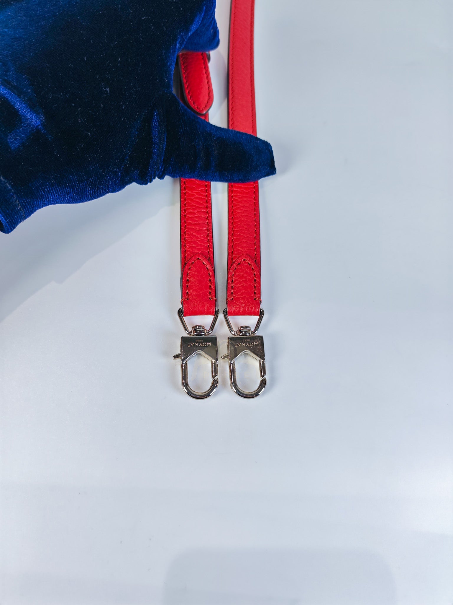 Pauline Bag Petit in Red Grained Taurillon Leather | Purse Maison Luxury Bags Shop