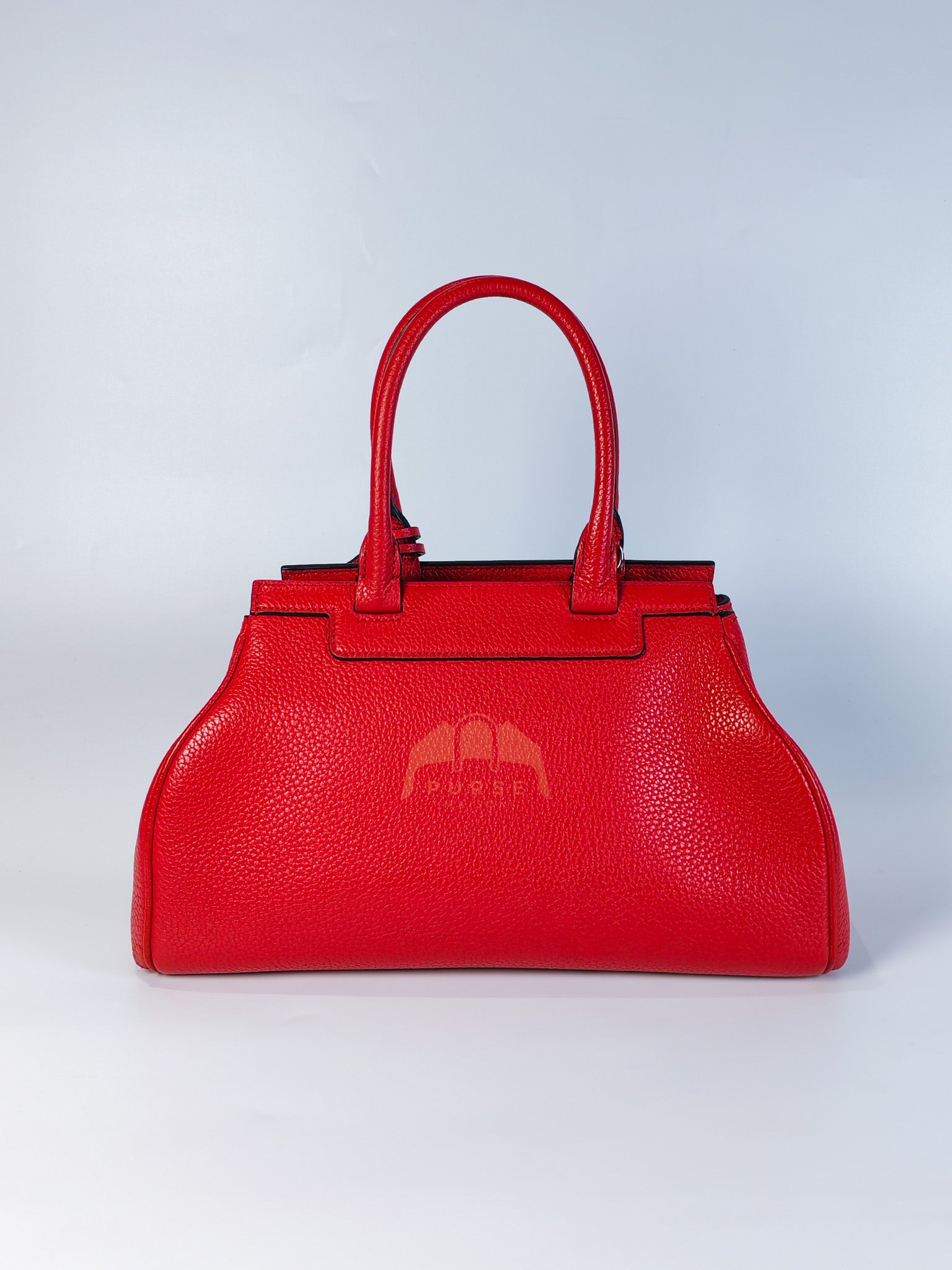 Pauline Bag Petit in Red Grained Taurillon Leather | Purse Maison Luxury Bags Shop