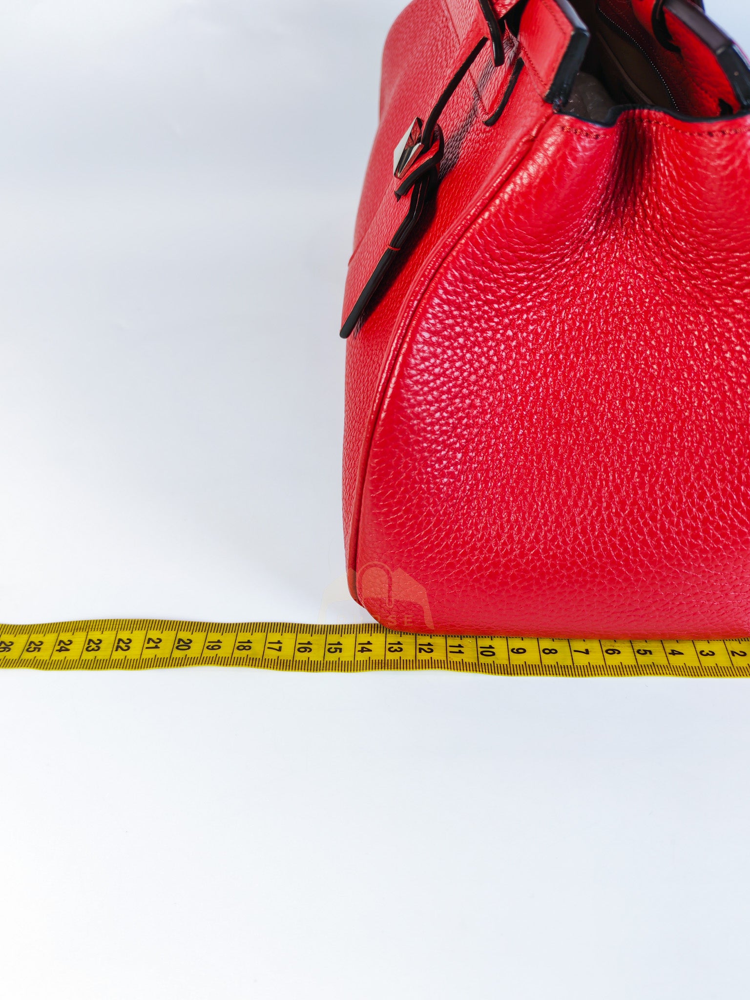 Pauline Bag Petit in Red Grained Taurillon Leather | Purse Maison Luxury Bags Shop