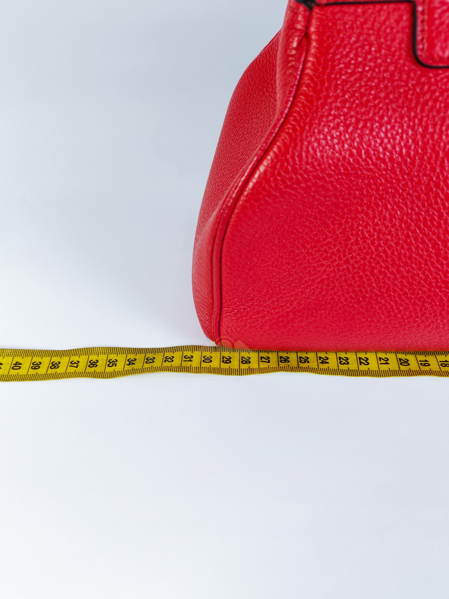 Pauline Bag Petit in Red Grained Taurillon Leather | Purse Maison Luxury Bags Shop