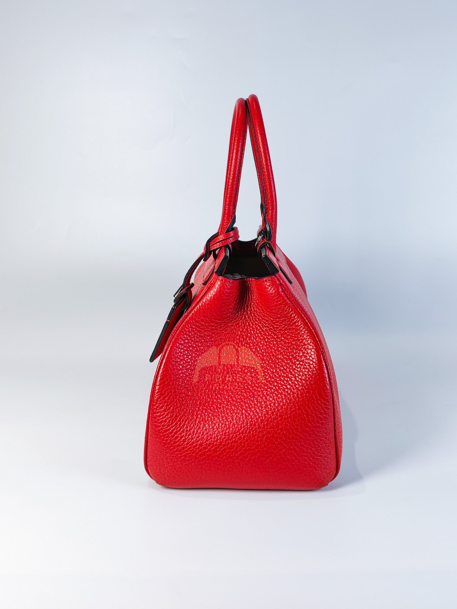Pauline Bag Petit in Red Grained Taurillon Leather | Purse Maison Luxury Bags Shop