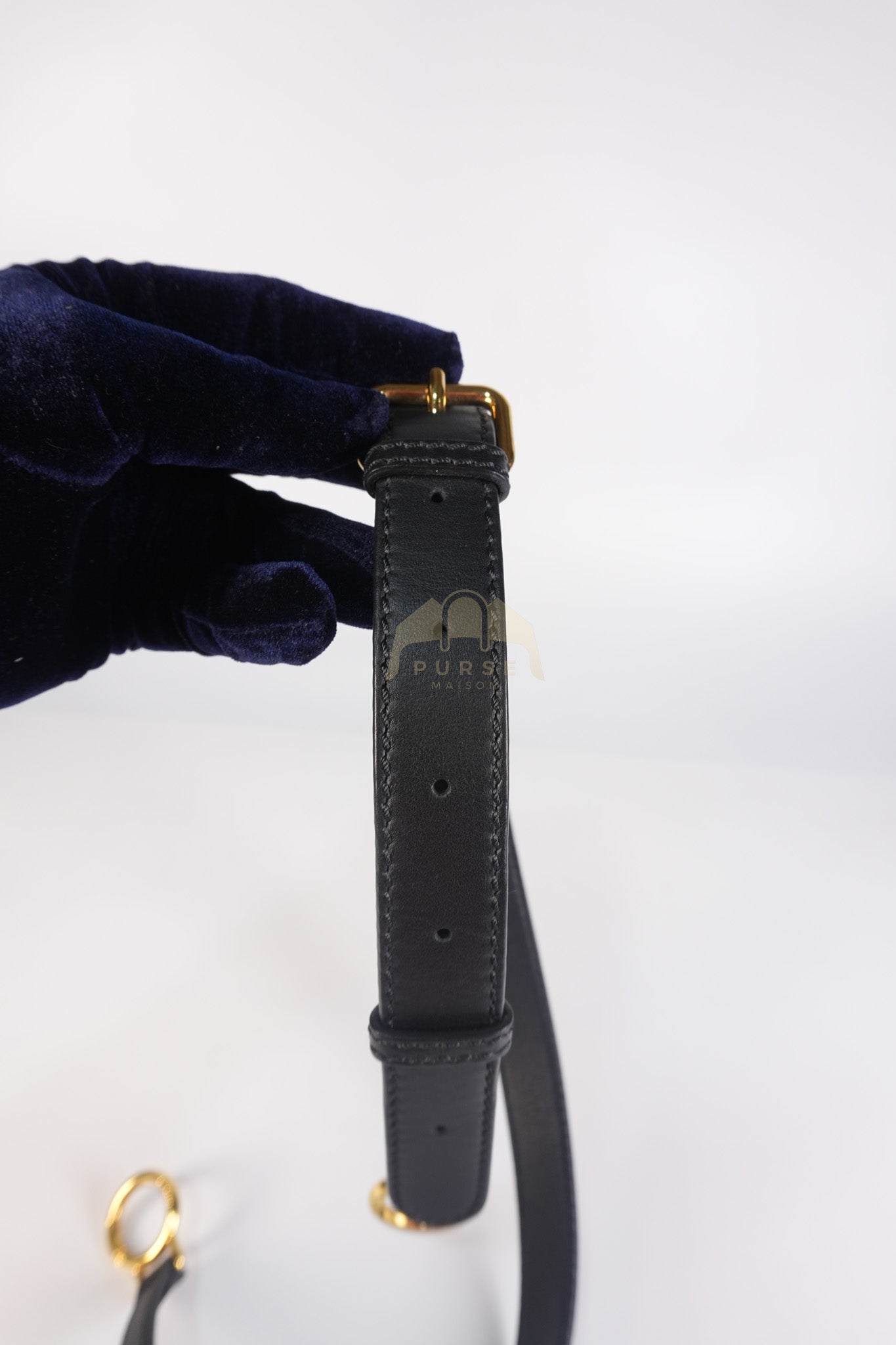 Peekaboo Hand Bag Medium in Black Shiny Calfskin Leather | Purse Maison Luxury Bags Shop