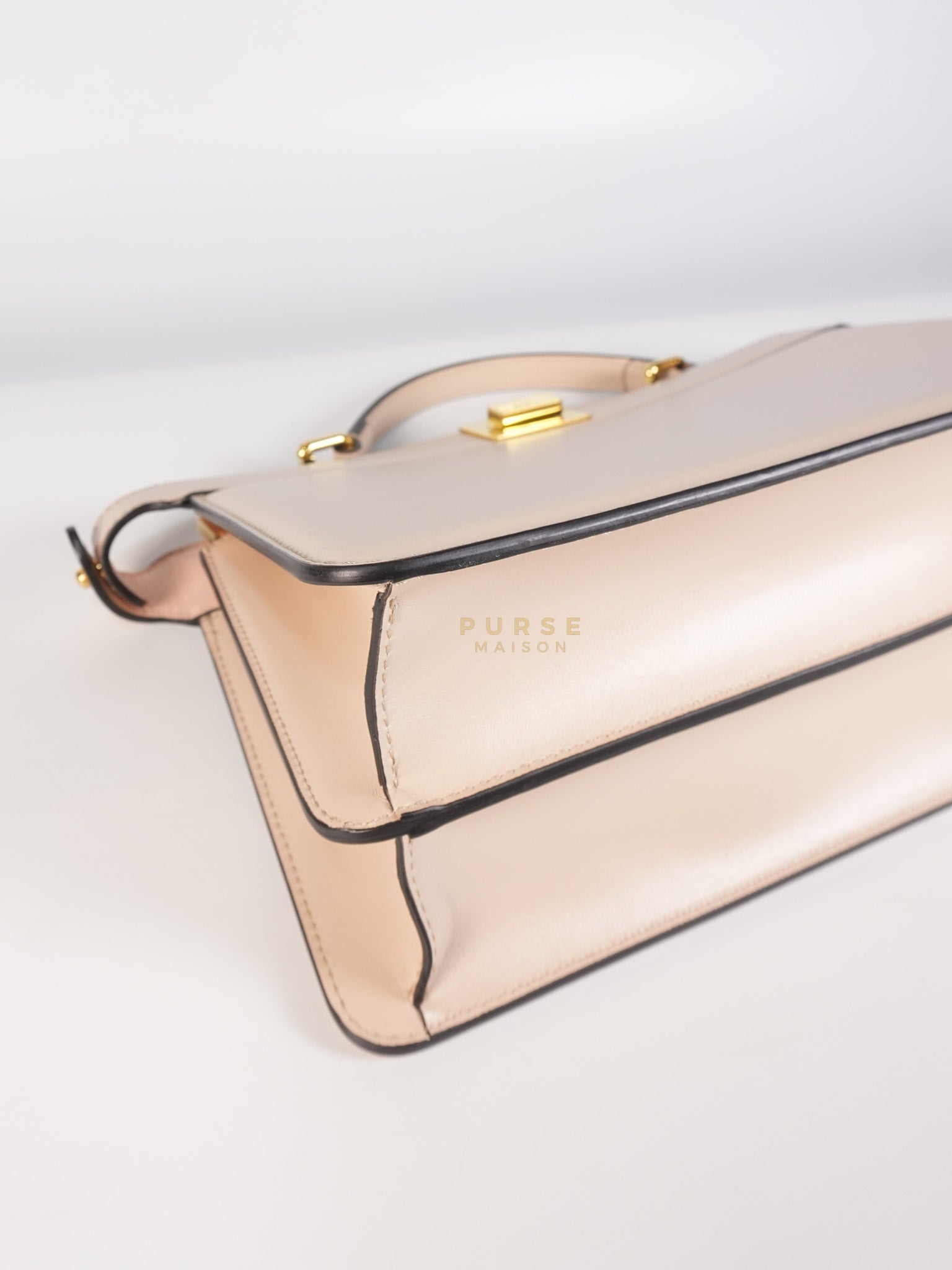 Peekaboo I See U East West Nappa Pink Leather | Purse Maison Luxury Bags Shop