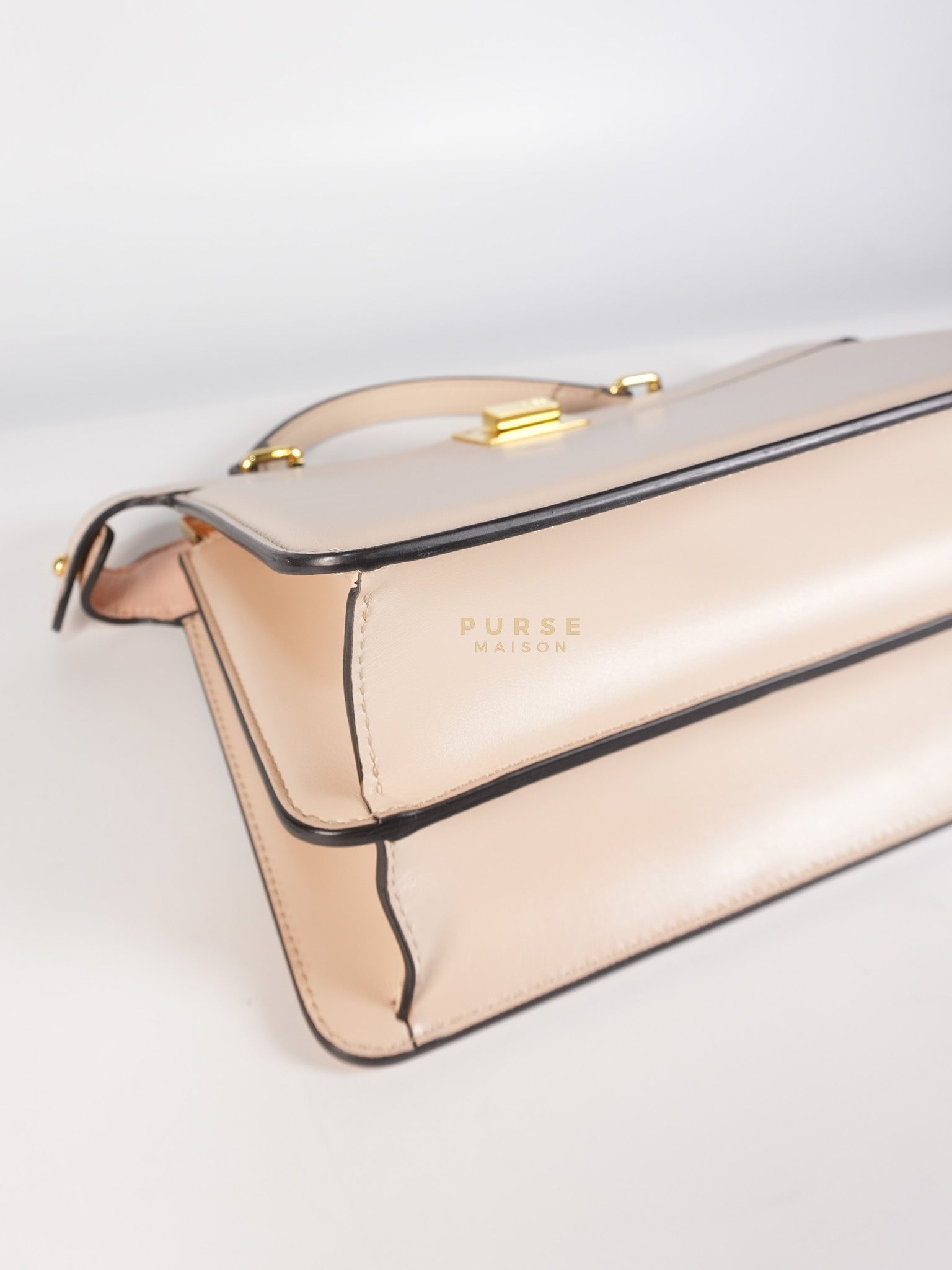 Peekaboo I See U East West Nappa Pink Leather | Purse Maison Luxury Bags Shop