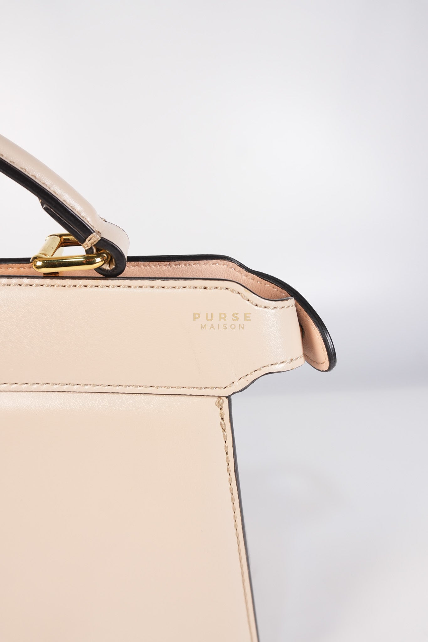Peekaboo I See U East West Nappa Pink Leather | Purse Maison Luxury Bags Shop