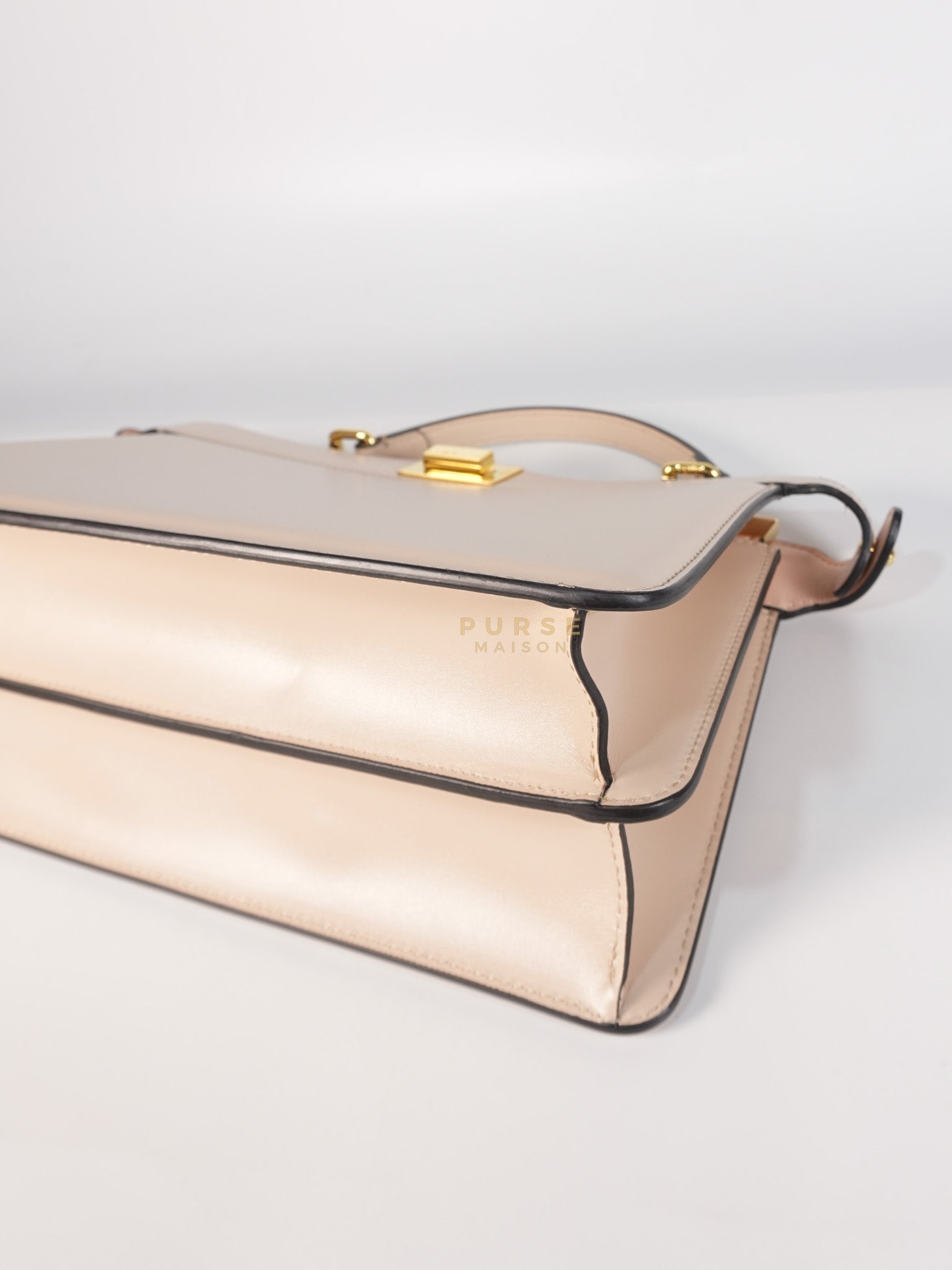 Peekaboo I See U East West Nappa Pink Leather | Purse Maison Luxury Bags Shop