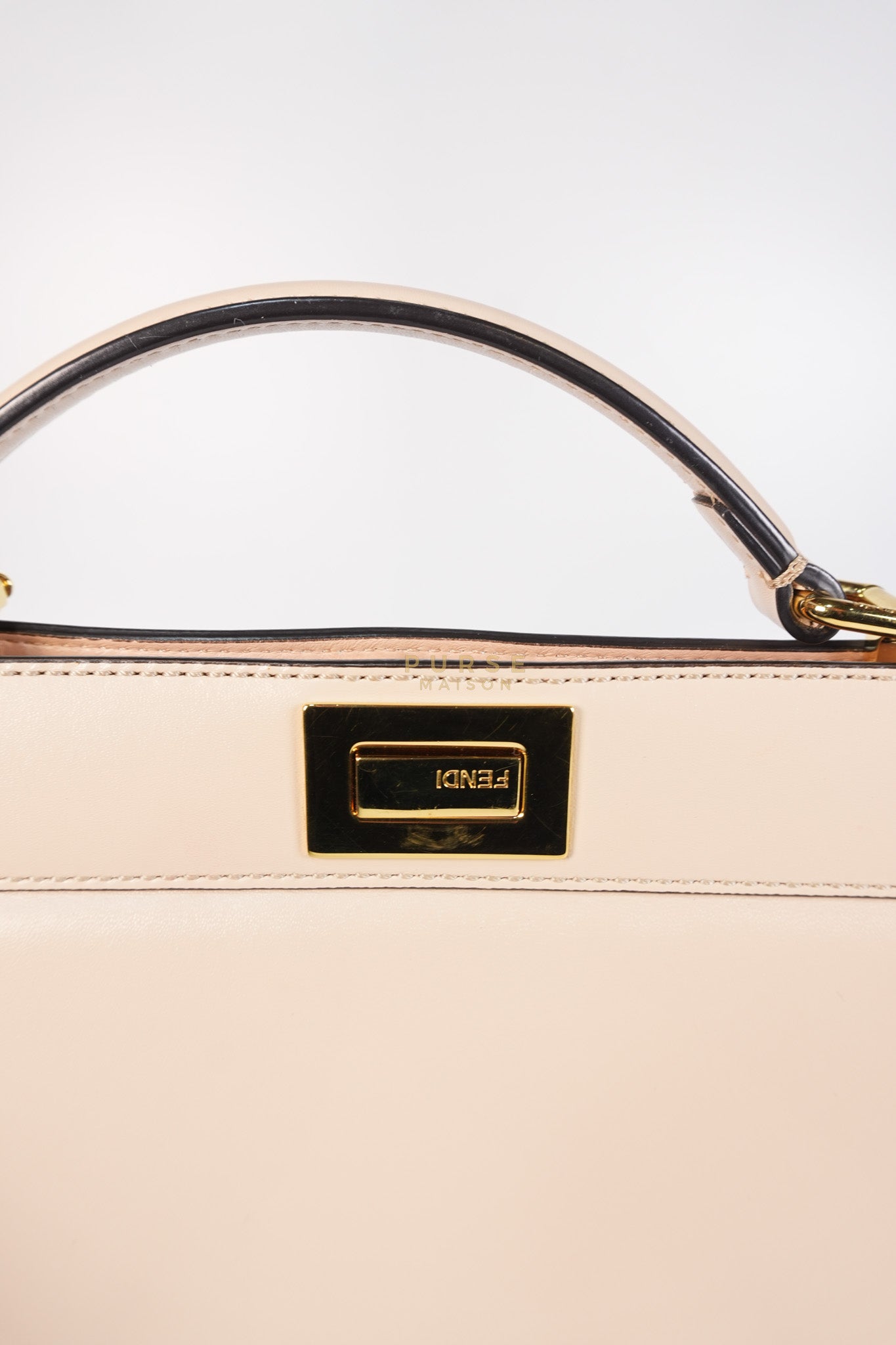 Peekaboo I See U East West Nappa Pink Leather | Purse Maison Luxury Bags Shop