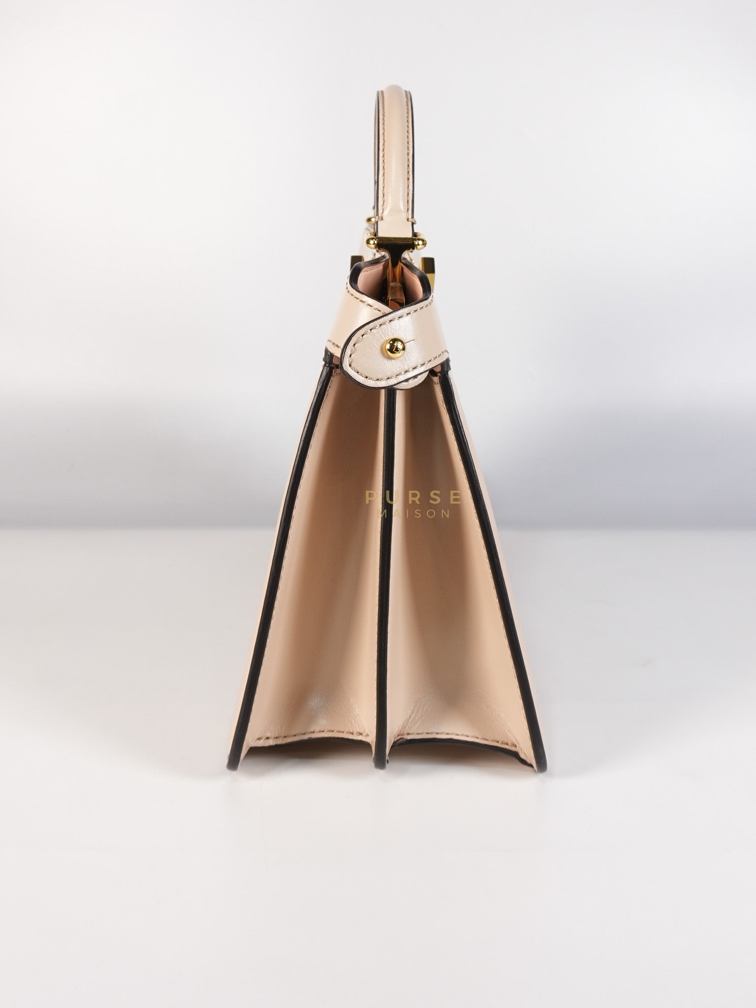 Peekaboo I See U East West Nappa Pink Leather | Purse Maison Luxury Bags Shop