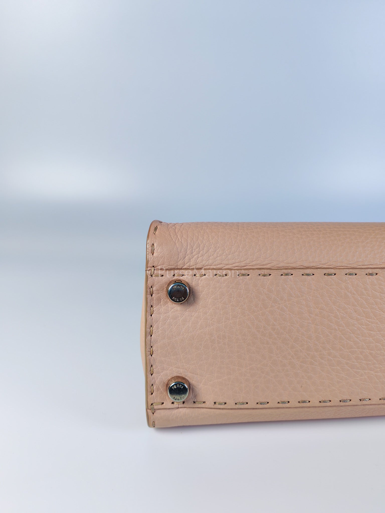 Peekaboo Medium in Cotton Candy Pink Selleria Leather Silver Harwdare | Purse Maison Luxury Bags Shop