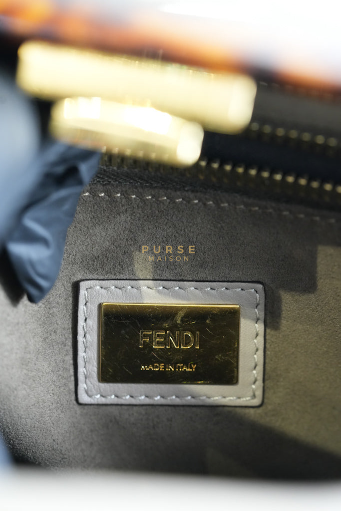 Peekaboo Medium Two-Way Bag in Taupe Calfskin Leather & Gold Hardware | Purse Maison Luxury Bags Shop