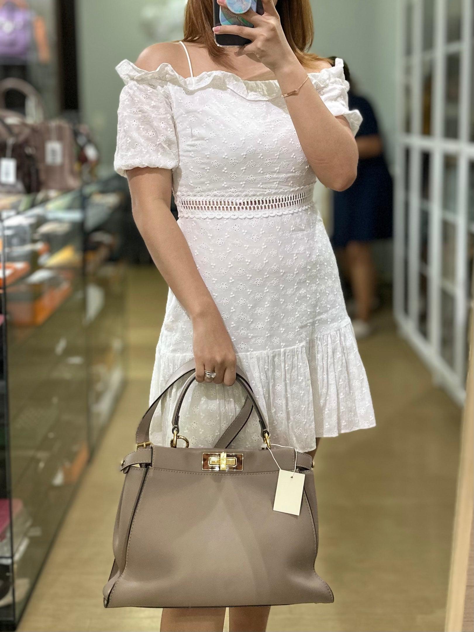 Fendi Peekaboo Medium Gray