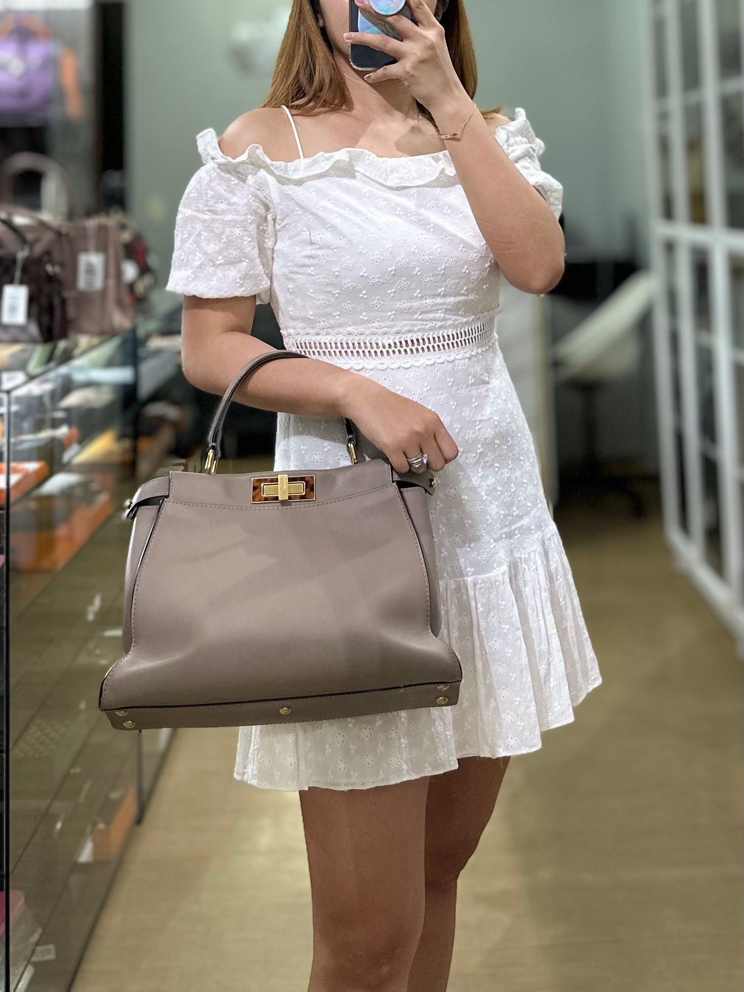 Fendi Peekaboo Medium Gray