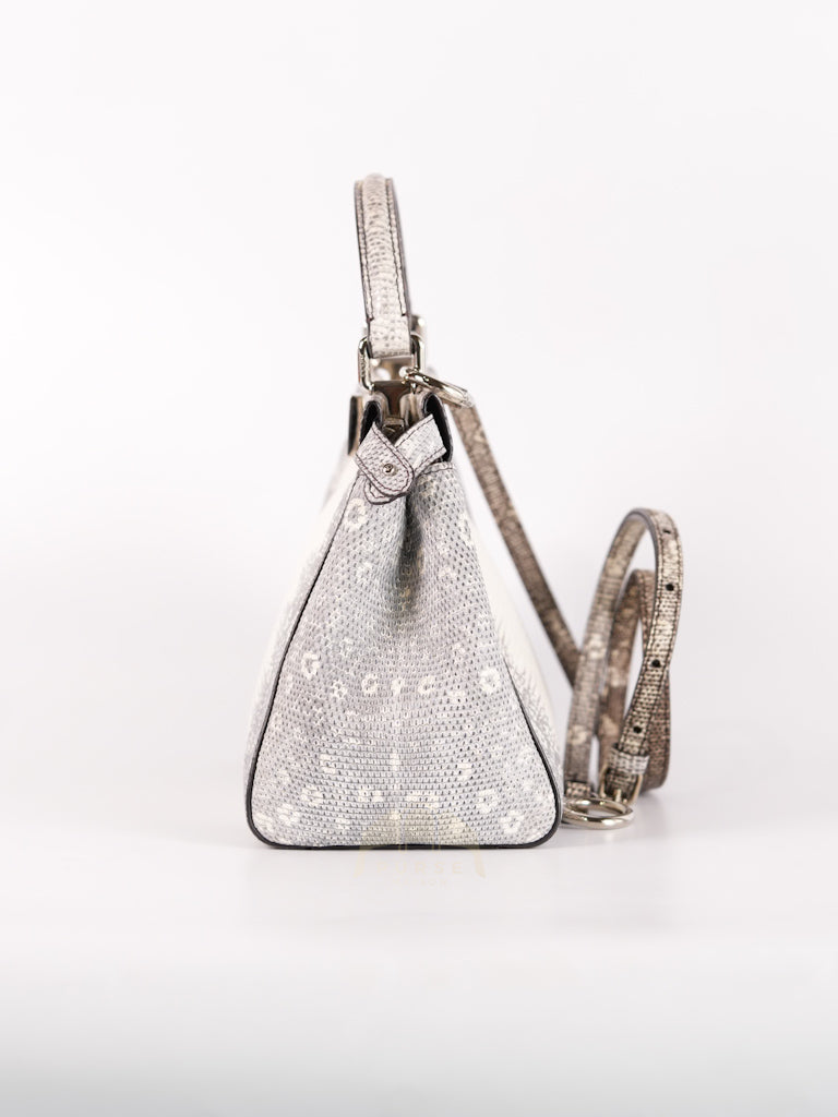 Peekaboo Mini in Lizard Gradient Gray Palladium Hardware | Purse Maison Luxury Bags Shop