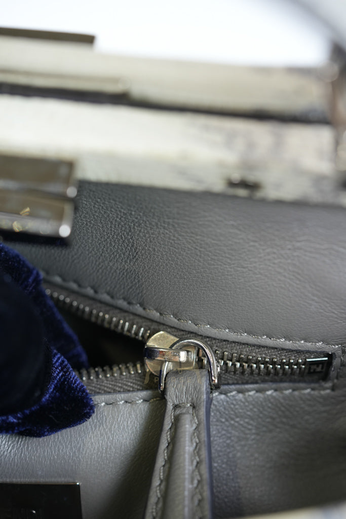 Peekaboo Mini in Lizard Gradient Gray Palladium Hardware | Purse Maison Luxury Bags Shop