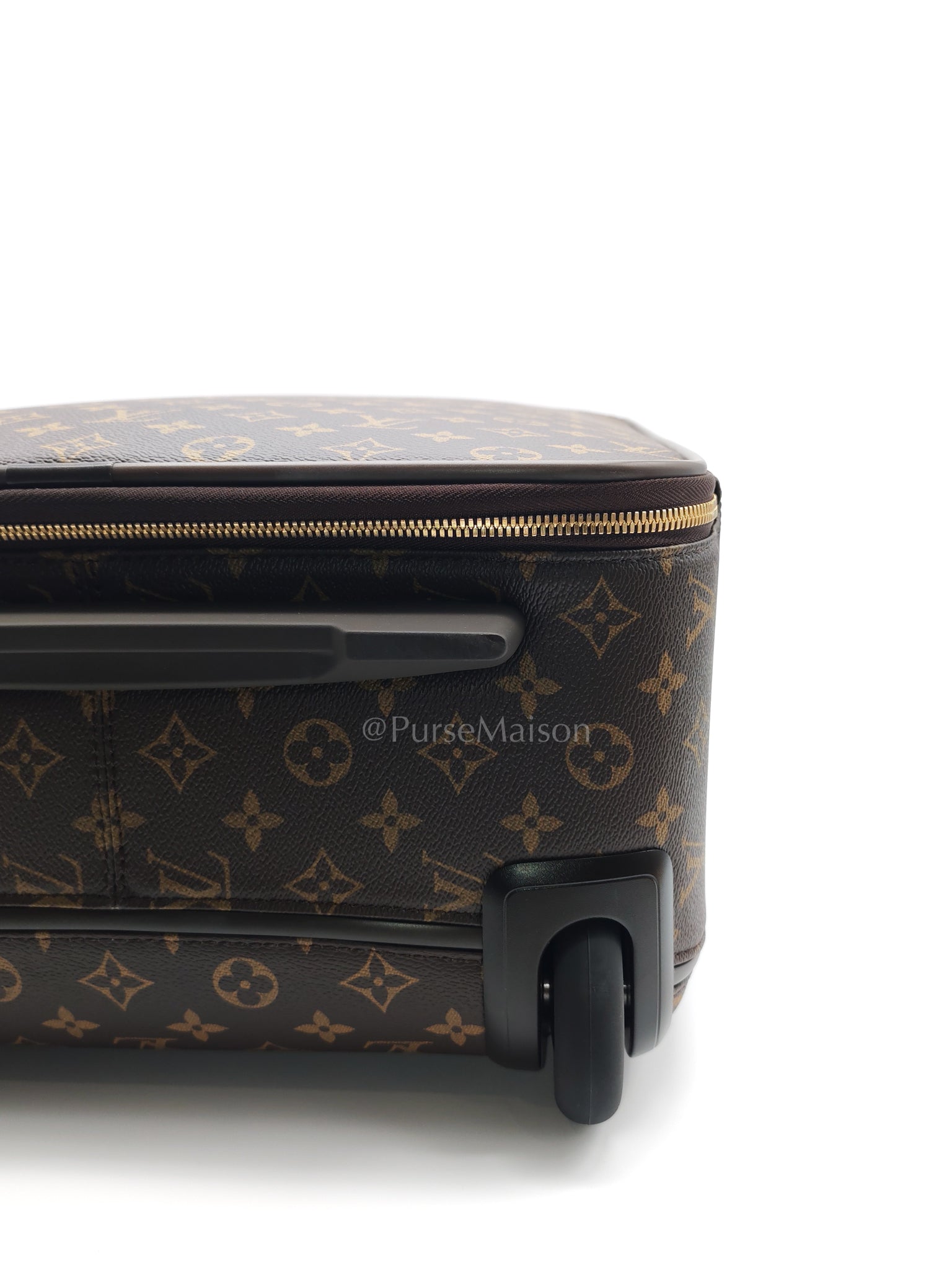 Pegase 55 in Monogram Canvas Rolling Suitcase/ Luggage with VJC Heat Stamp | Purse Maison Luxury Bags Shop