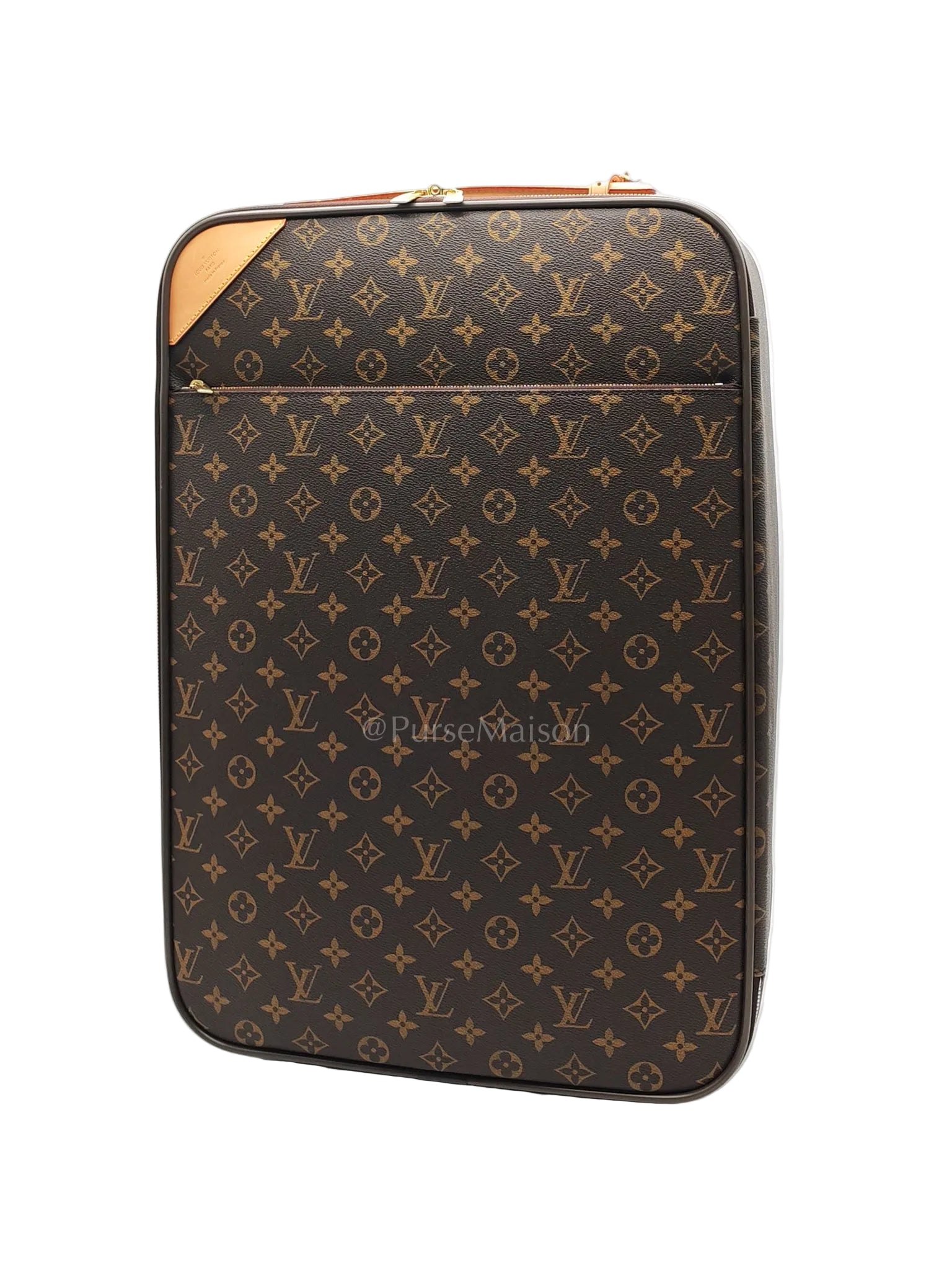 Pegase 55 in Monogram Canvas Rolling Suitcase/ Luggage with VJC Heat Stamp | Purse Maison Luxury Bags Shop