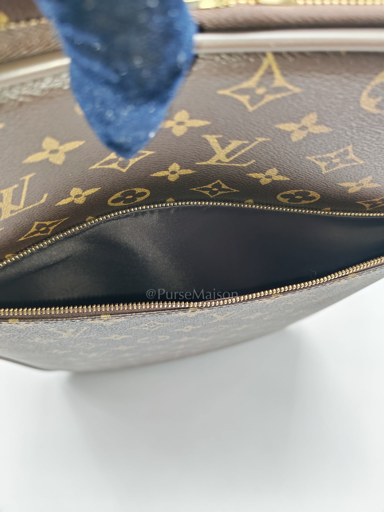 Pegase 55 in Monogram Canvas Rolling Suitcase/ Luggage with VJC Heat Stamp | Purse Maison Luxury Bags Shop