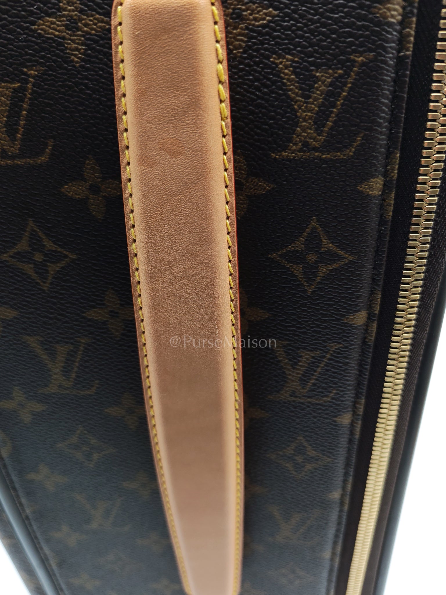 Pegase 55 in Monogram Canvas Rolling Suitcase/ Luggage with VJC Heat Stamp | Purse Maison Luxury Bags Shop