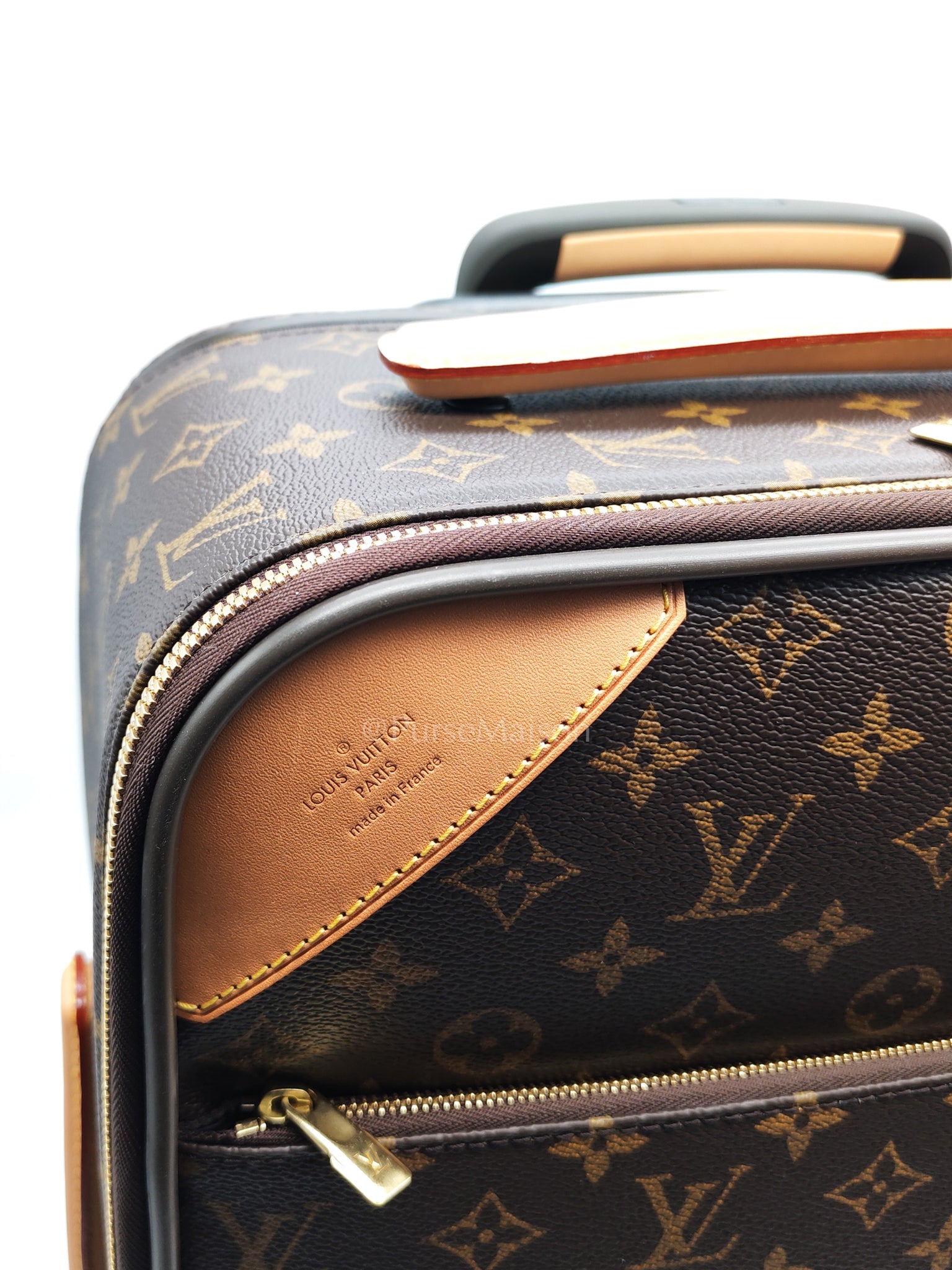 Pegase 55 in Monogram Canvas Rolling Suitcase/ Luggage with VJC Heat Stamp | Purse Maison Luxury Bags Shop
