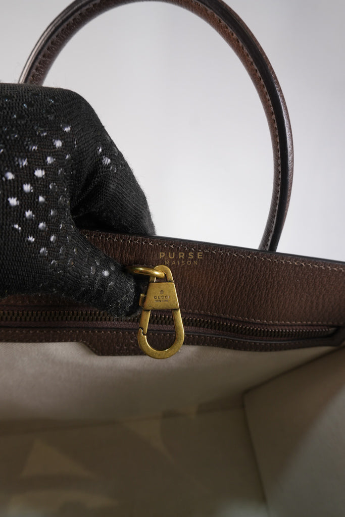 Pelle Grigio Supreme Monogram Canvas Tote Bag | Purse Maison Luxury Bags Shop