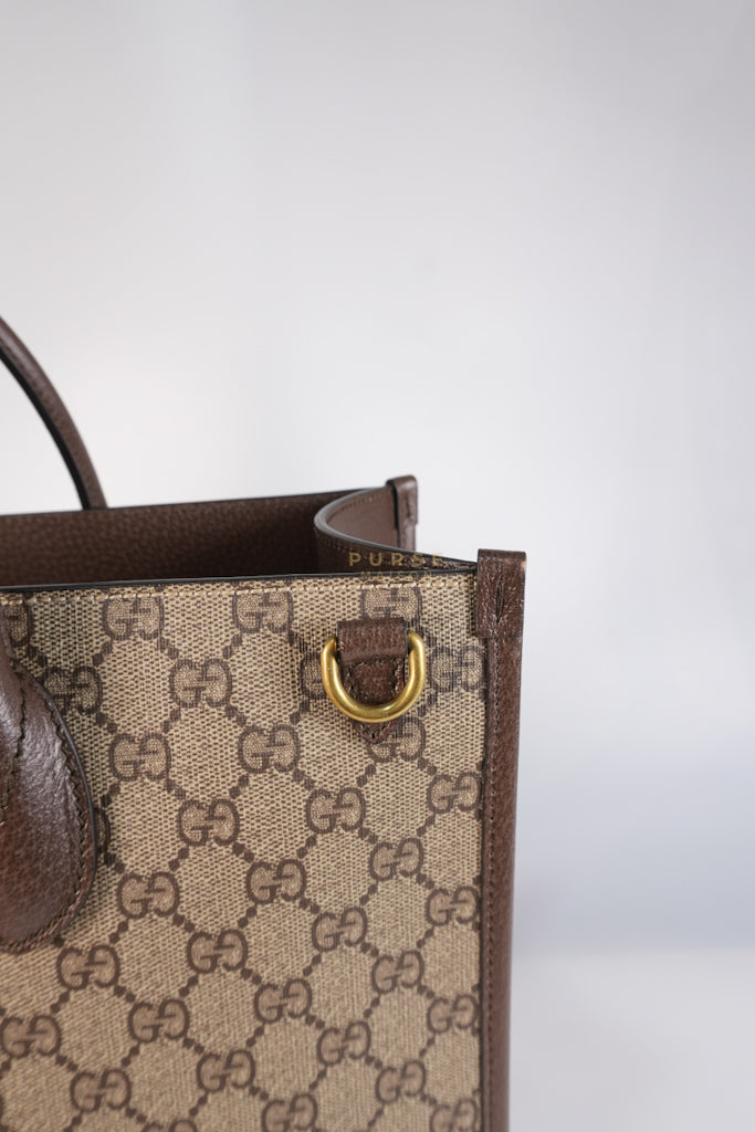 Pelle Grigio Supreme Monogram Canvas Tote Bag | Purse Maison Luxury Bags Shop