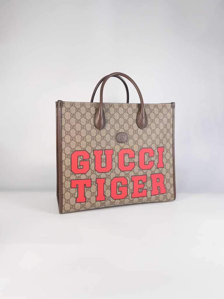 Pelle Grigio Supreme Monogram Canvas Tote Bag | Purse Maison Luxury Bags Shop