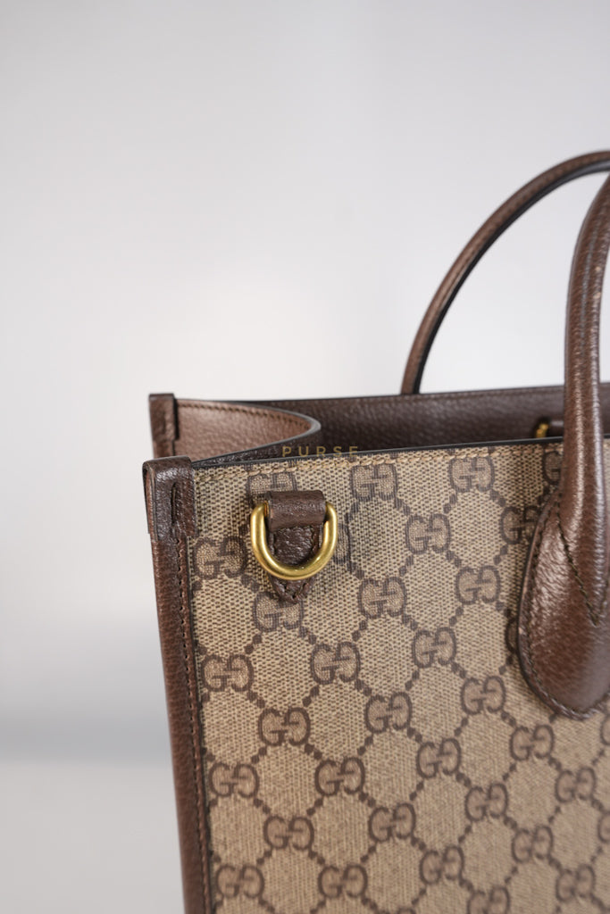 Pelle Grigio Supreme Monogram Canvas Tote Bag | Purse Maison Luxury Bags Shop