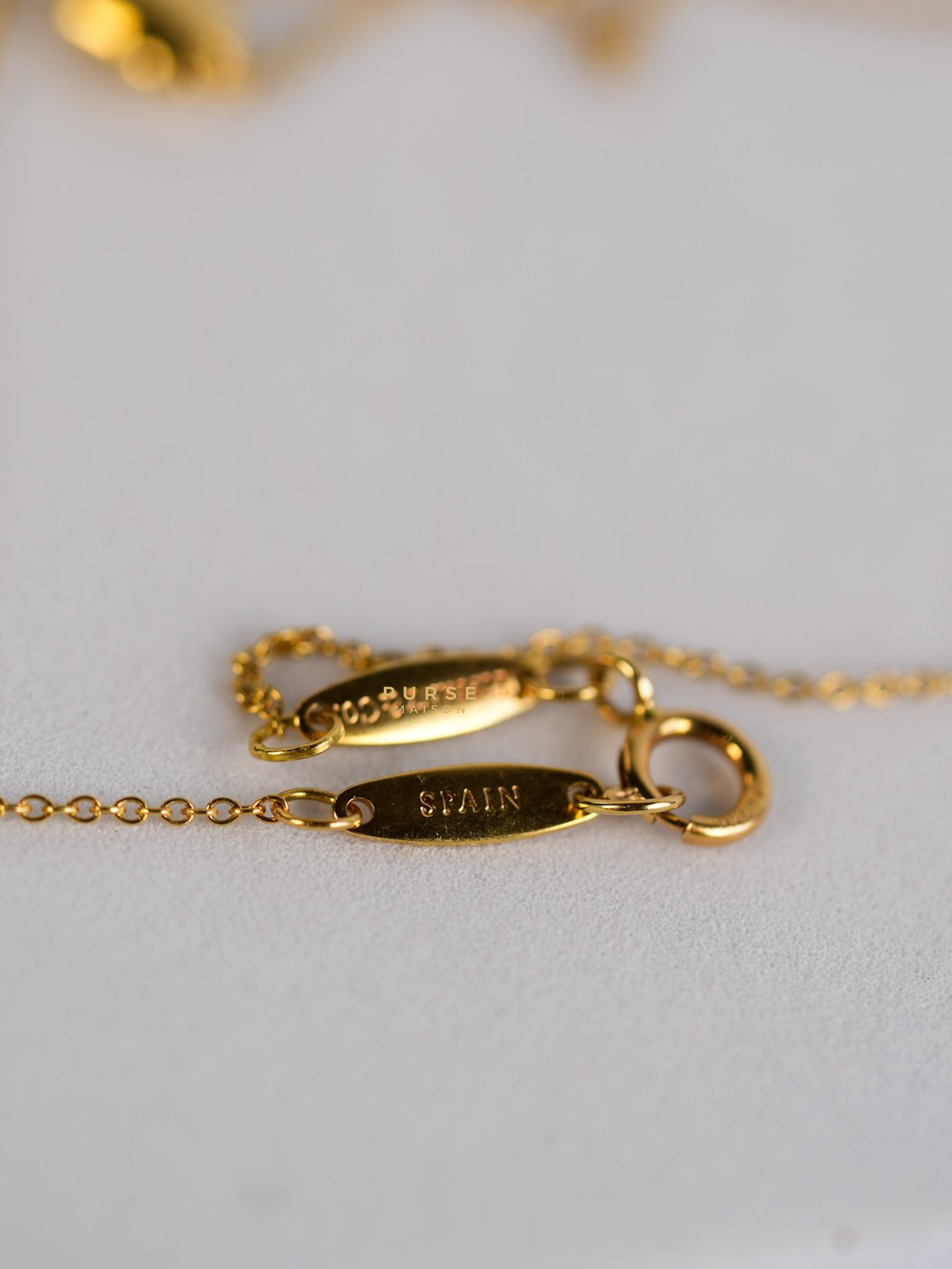 Peretti Bean Necklace Yellow Gold 7mm | Purse Maison Luxury Bags Shop