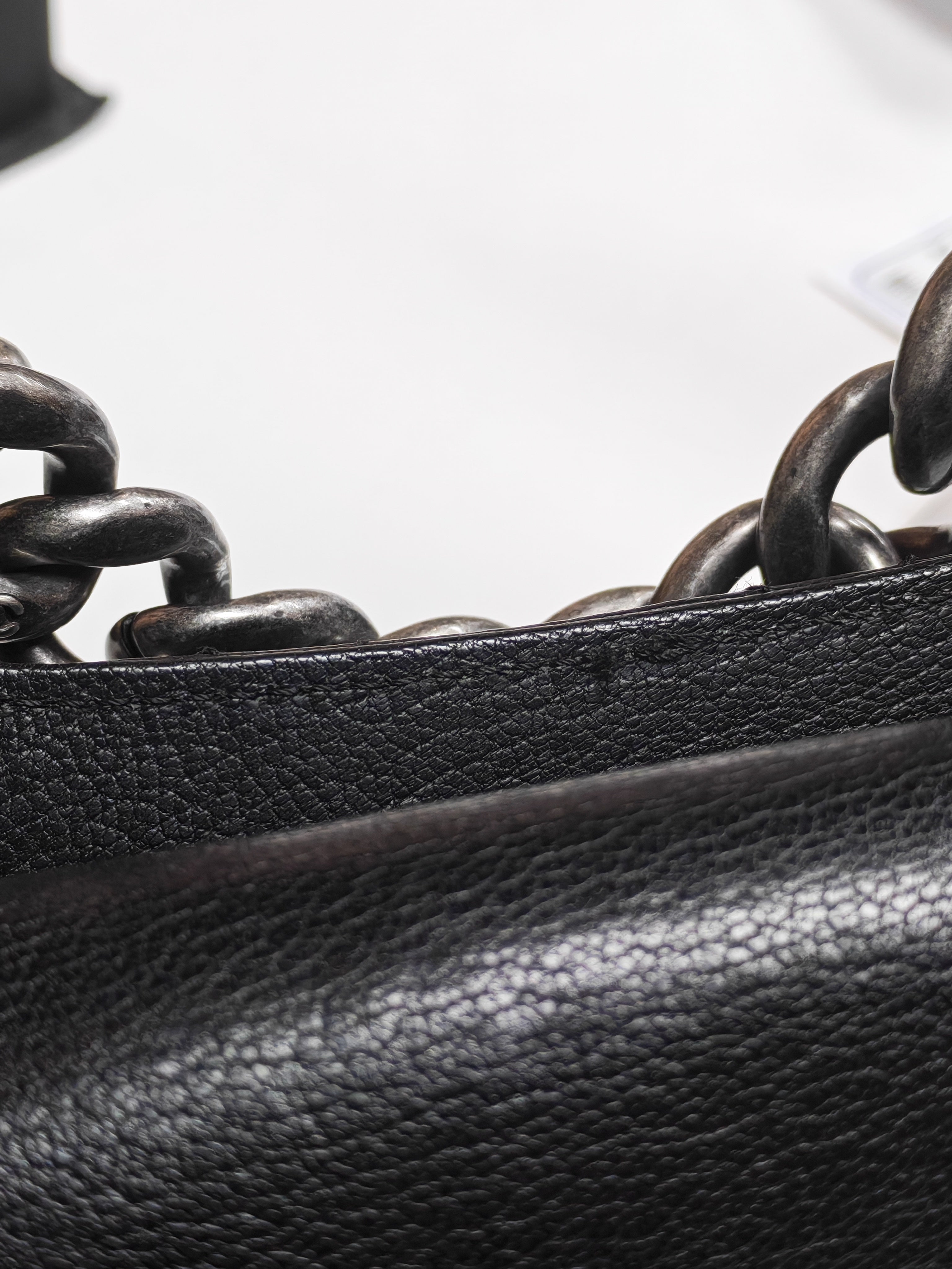 Perfect Edge Flap in Quilted Goatskin Leather and Ruthenium Hardware Series 21 | Purse Maison Luxury Bags Shop