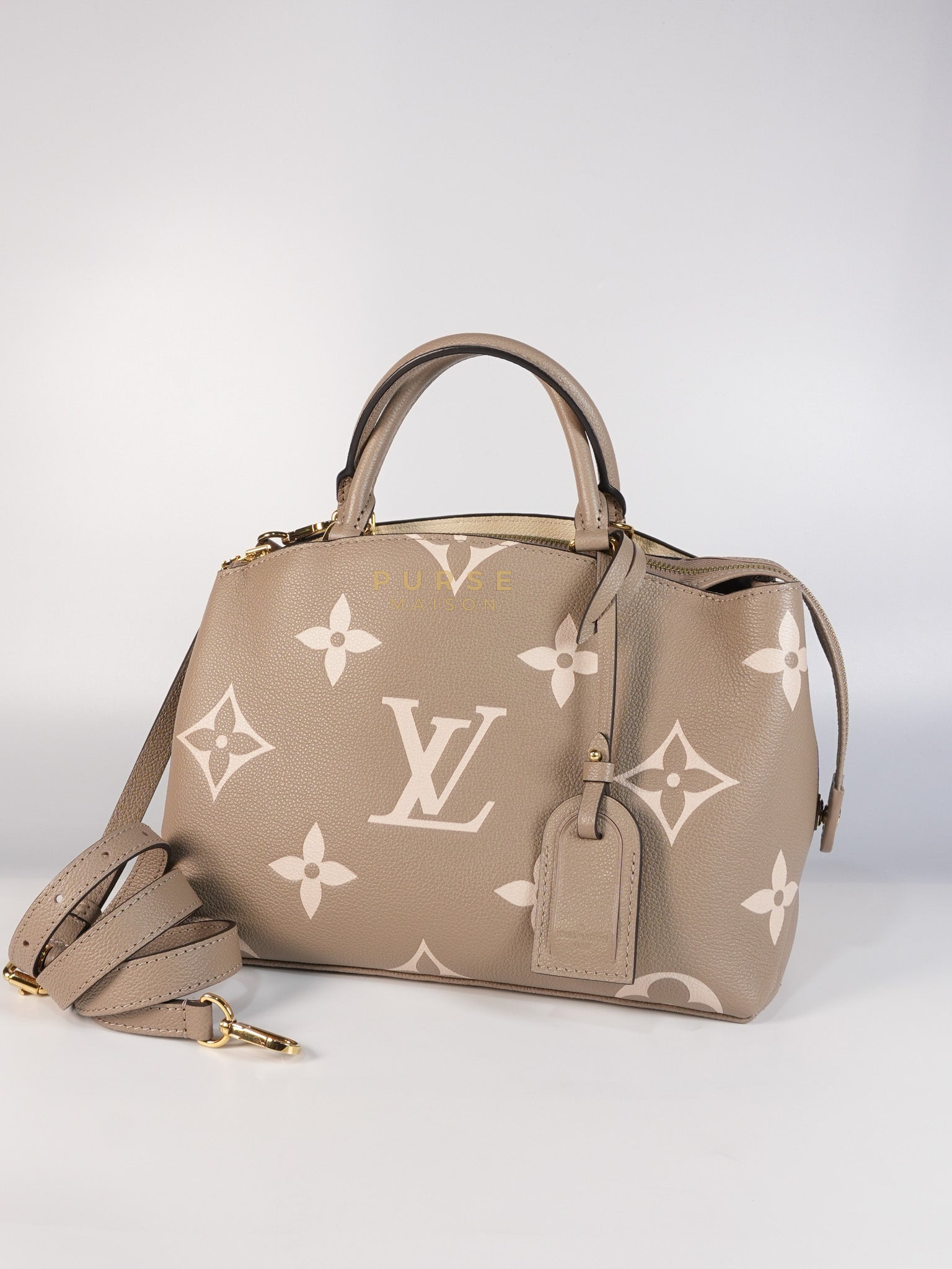 Petit Palais PM Hand Bag in Monogram Empreinte Canvas & Gold Hardware Microchip | Purse Maison Luxury Bags Shop