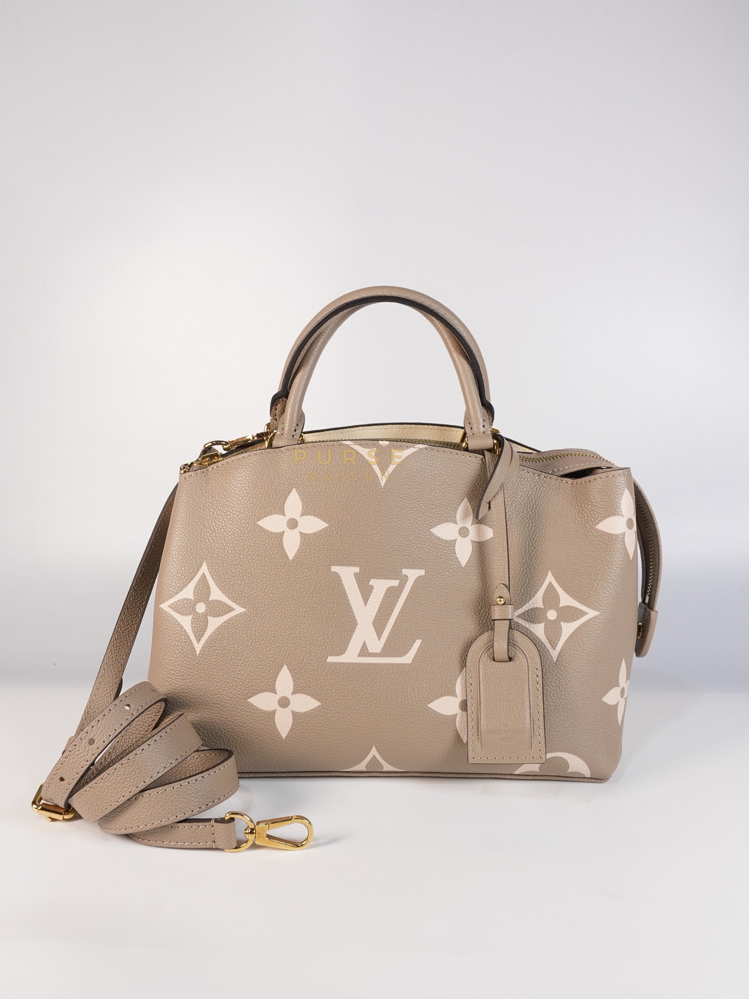 Petit Palais PM Hand Bag in Monogram Empreinte Canvas & Gold Hardware Microchip | Purse Maison Luxury Bags Shop