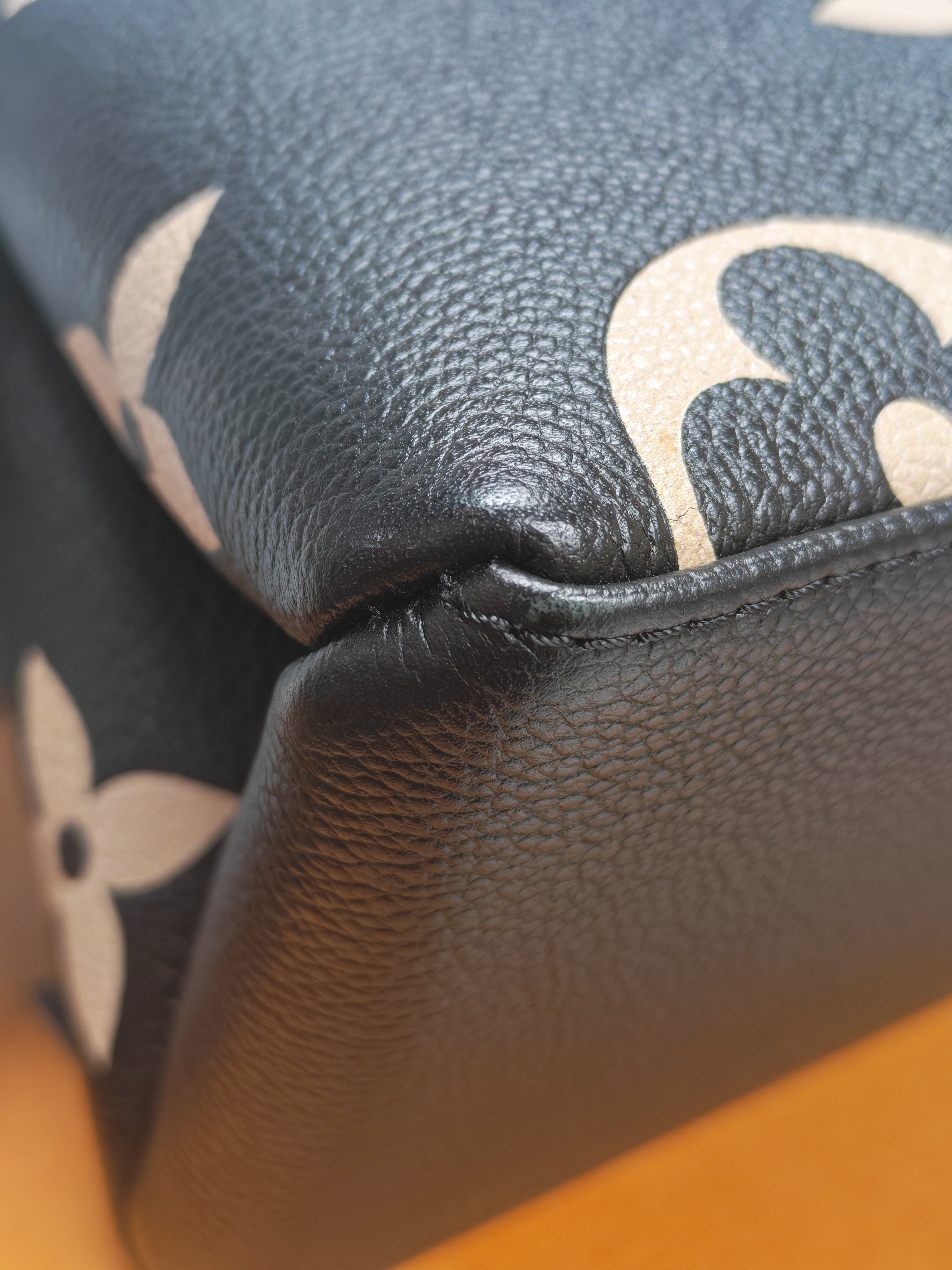 Petit Palais PM in Monogram Empreinte Bicolor Leather (Microchip) | Purse Maison Luxury Bags Shop