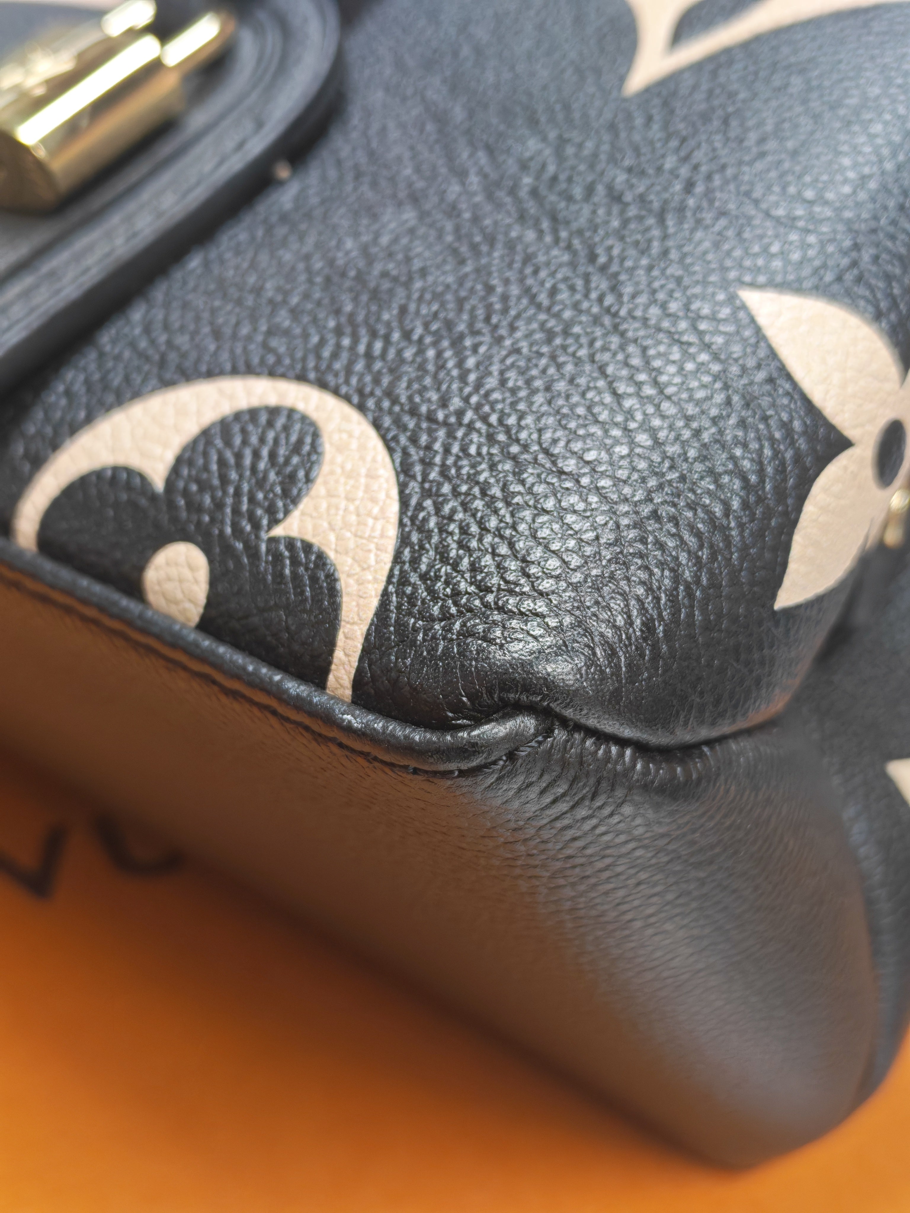 Petit Palais PM in Monogram Empreinte Bicolor Leather (Microchip) | Purse Maison Luxury Bags Shop