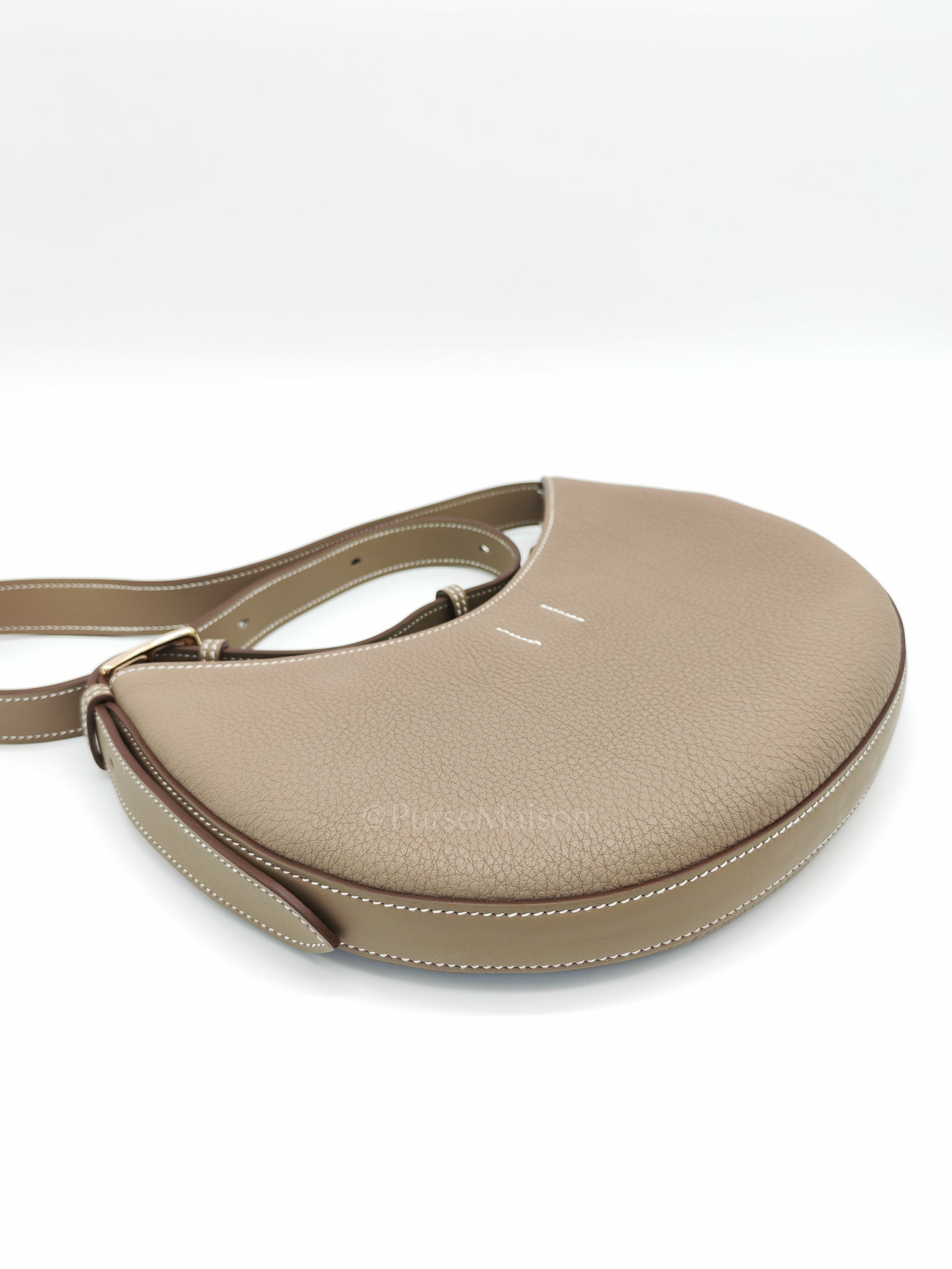 Petite Arcon Etoupe Togo and Swift Leather in Gold Hardware Stamp W (2024) | Purse Maison Luxury Bags Shop