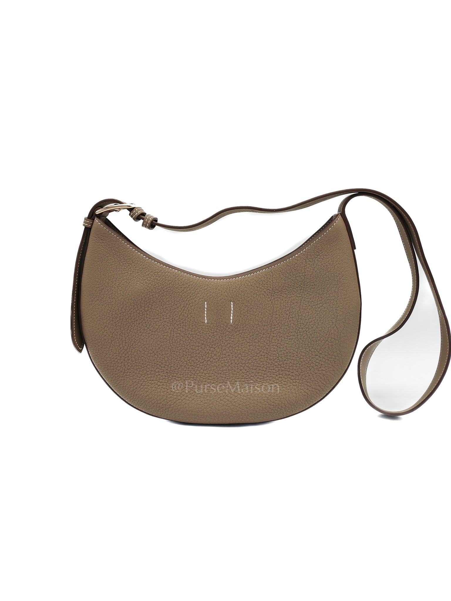 Petite Arcon Etoupe Togo and Swift Leather in Gold Hardware Stamp W (2024) | Purse Maison Luxury Bags Shop