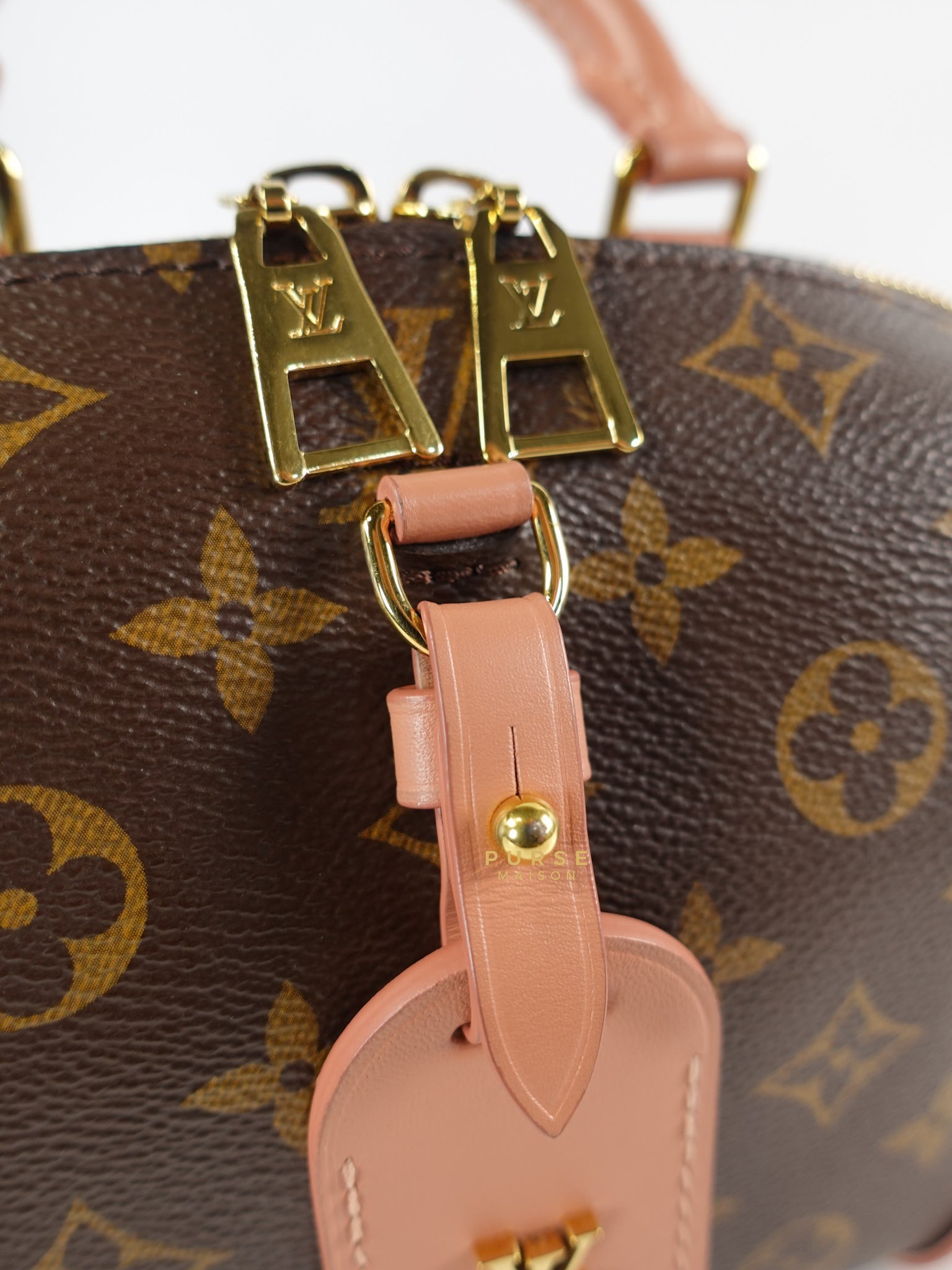 Petite Malle Souple Pink in Monogram Canvas (Date Code: TR3230 ) | Purse Maison Luxury Bags Shop