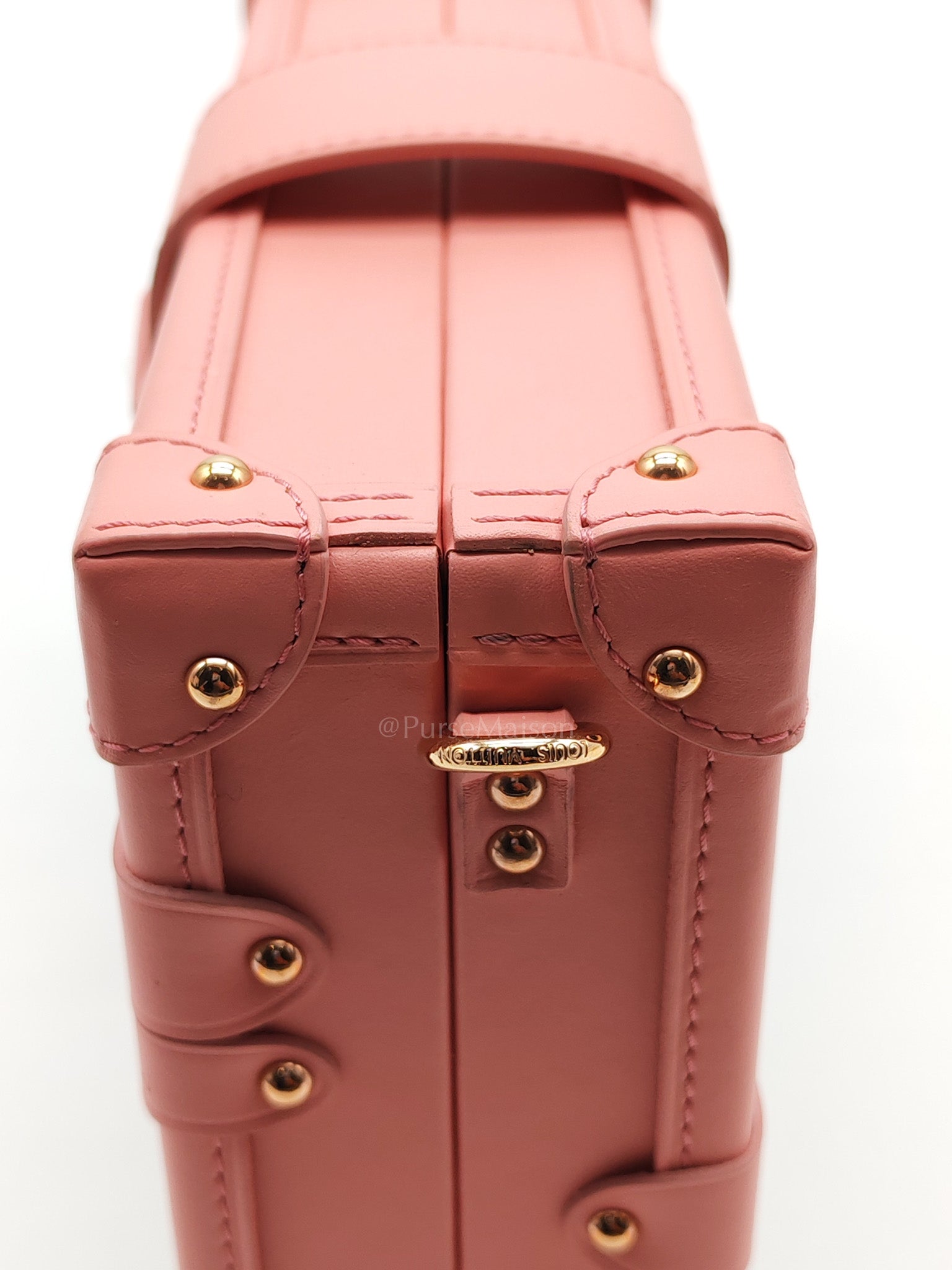 Petite Mallee Shoulder Bag in Pink Since 1854 Jacquard Clutch Rose Gold Hardware (Microchip) | Purse Maison Luxury Bags Shop