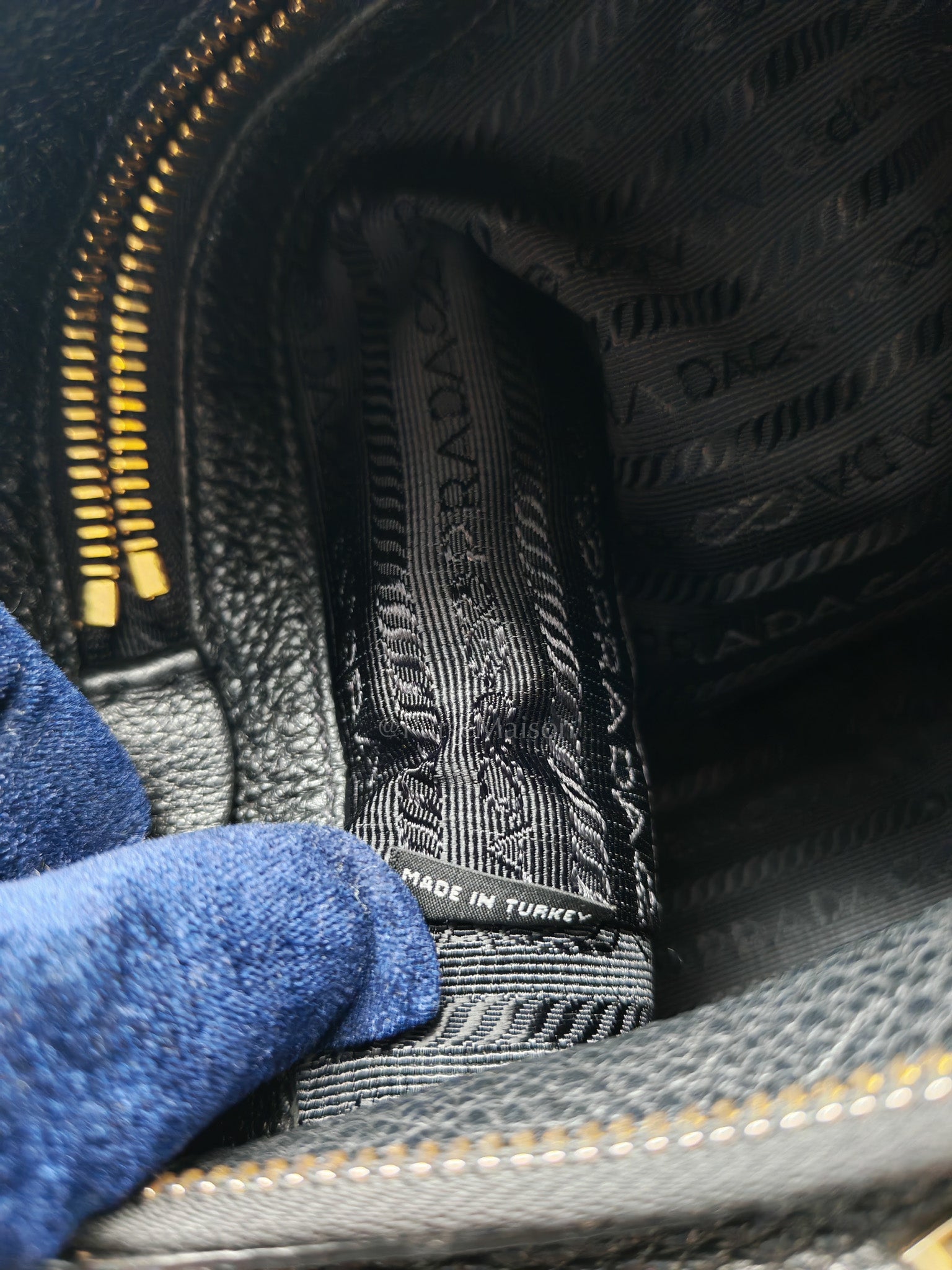 Vitello Phenix Hobo Bag in Black Pebbled Calfskin Leather & Gold Hardware