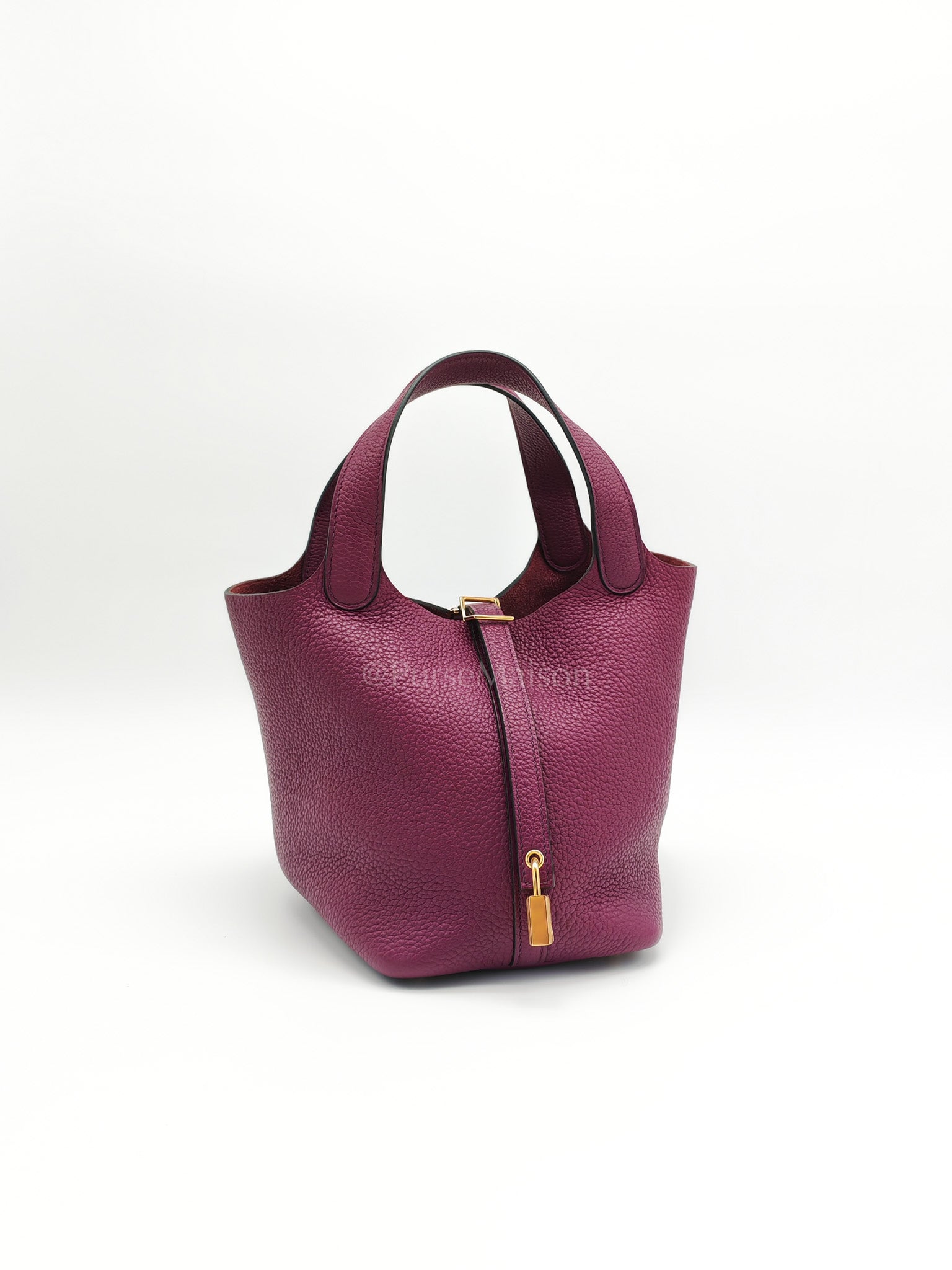 Picotin 18 in Anemone Taurillon Maurice Leather Gold Hardware Stamp D(2019) | Purse Maison Luxury Bags Shop