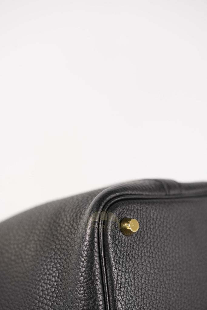 Picotin 18 in Black Clemence Leather and Gold Hardware Stamp Y (2020) | Purse Maison Luxury Bags Shop