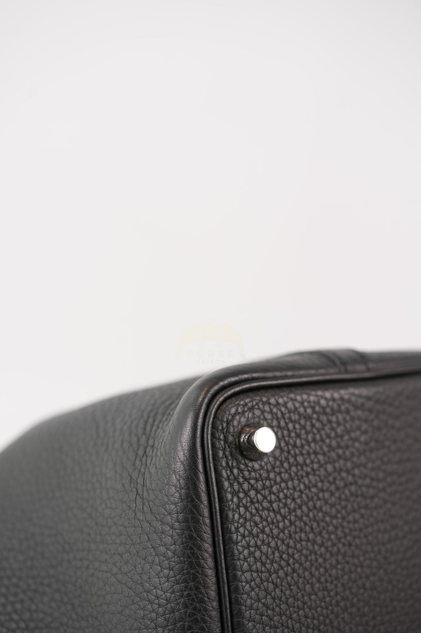 Picotin 18 in Noir/Black Clemence Leather Palladium Hardware Stamp U(2022) | Purse Maison Luxury Bags Shop