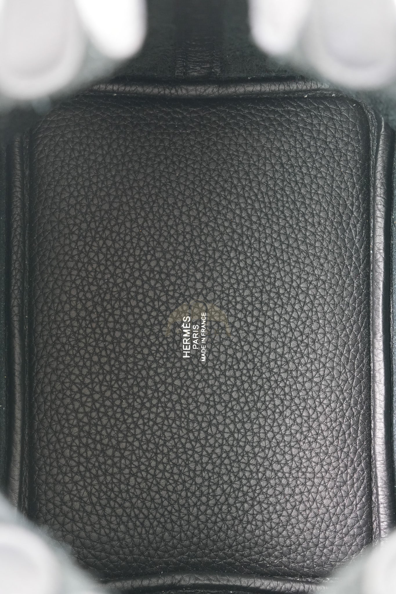 Picotin 18 in Noir/Black Clemence Leather Palladium Hardware Stamp U(2022) | Purse Maison Luxury Bags Shop