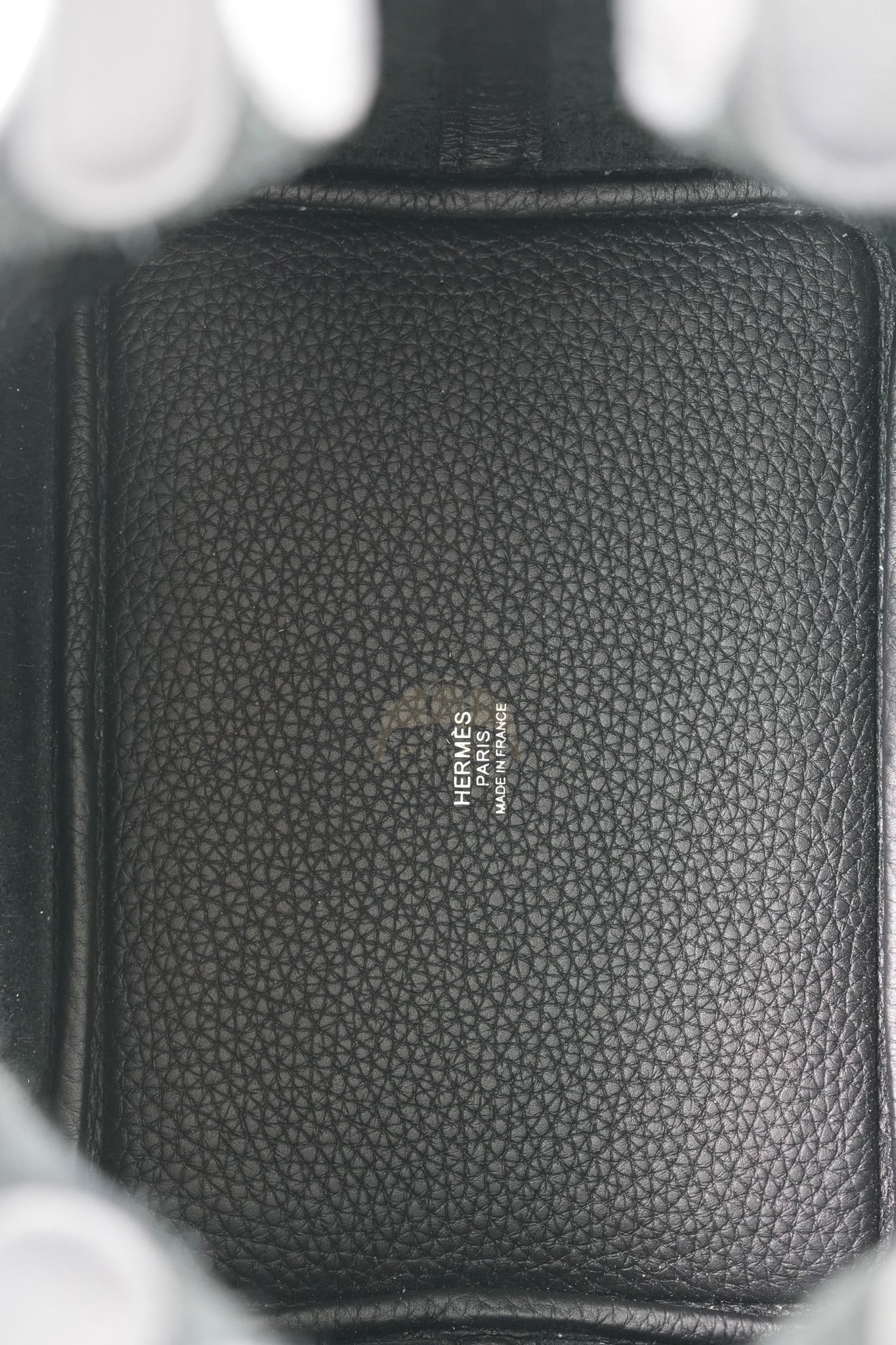 Picotin 18 in Noir/Black Clemence Leather Palladium Hardware Stamp U(2022) | Purse Maison Luxury Bags Shop