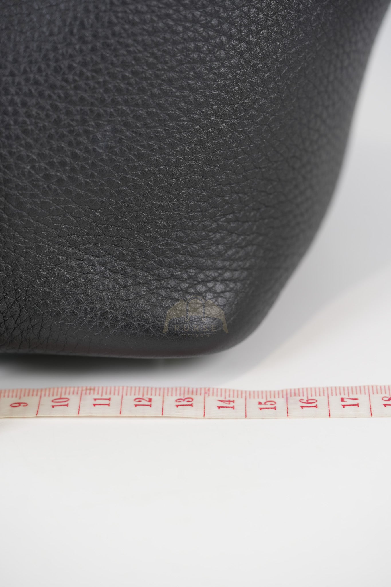 Picotin 18 in Noir/Black Clemence Leather Palladium Hardware Stamp U(2022) | Purse Maison Luxury Bags Shop