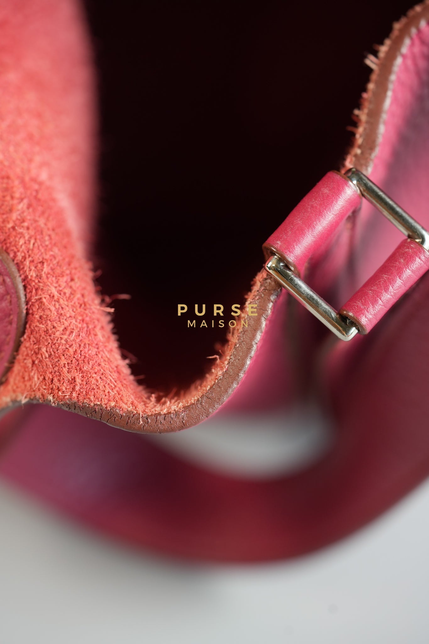 Picotin Micro in Rouge Grenat Clemence and Palladium Hardware Stamp Square R (2014) | Purse Maison Luxury Bags Shop