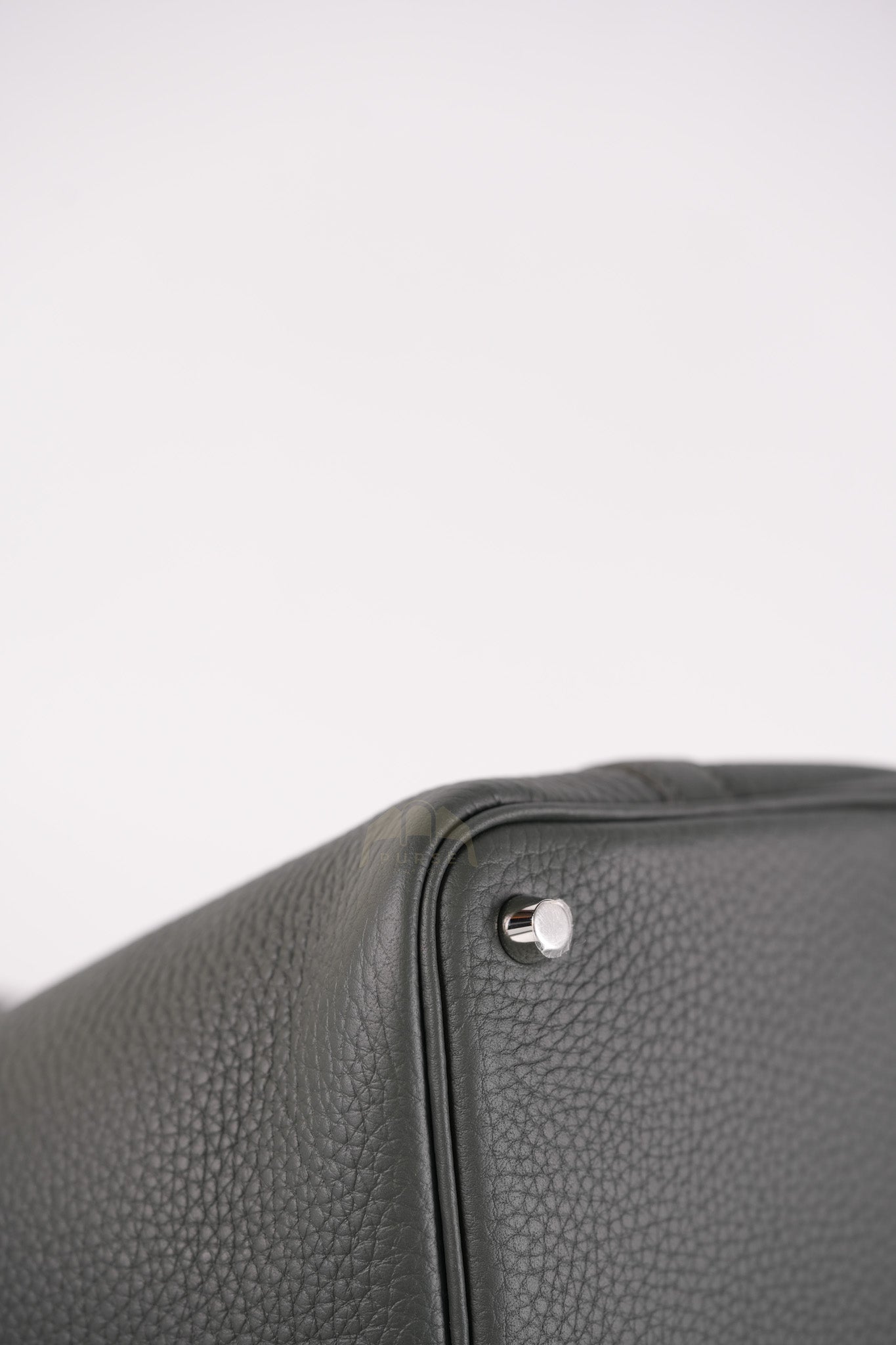 Picotin 18 in Vert Mangrove Clemence Leather Palladium Hardware (Stamp K) | Purse Maison Luxury Bags Shop