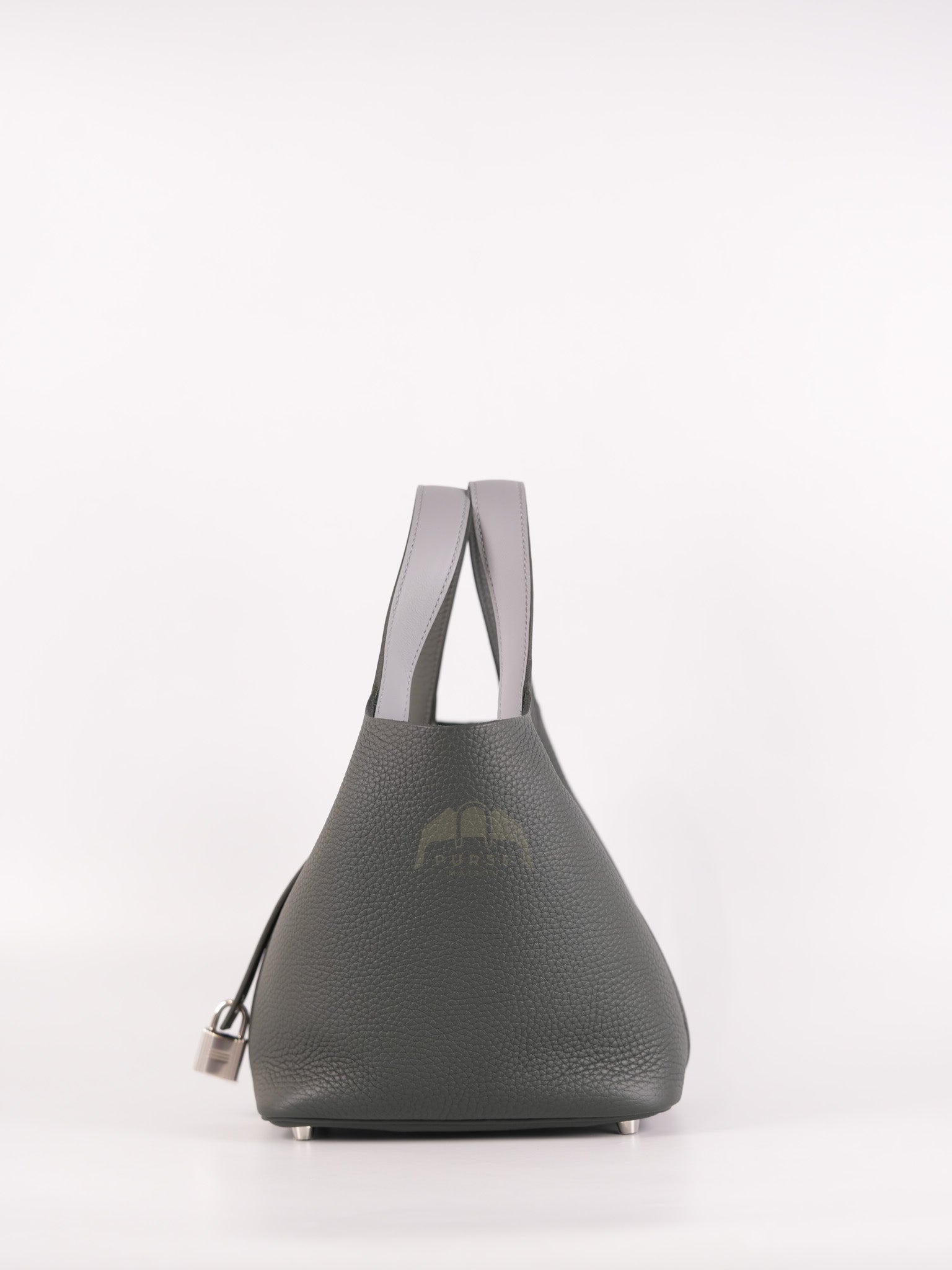 Picotin 18 in Vert Mangrove Clemence Leather Palladium Hardware (Stamp K) | Purse Maison Luxury Bags Shop