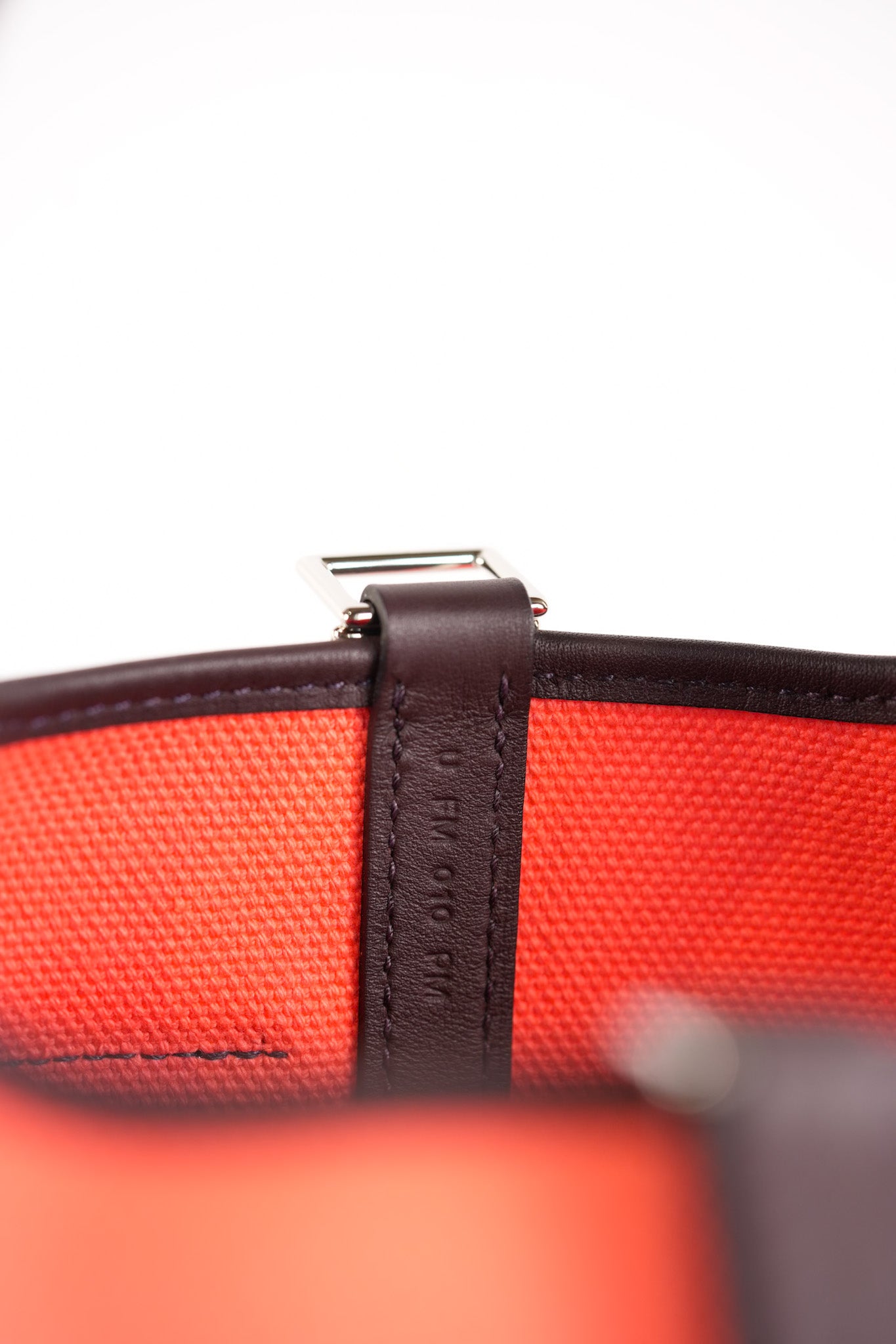 Picotin 18 Limited Edition Cargo Rouge Sellier Swift and Rose Texas Toile Goeland Canvas and Palladium Hardware Stamp U (2022) | Purse Maison Luxury Bags Shop