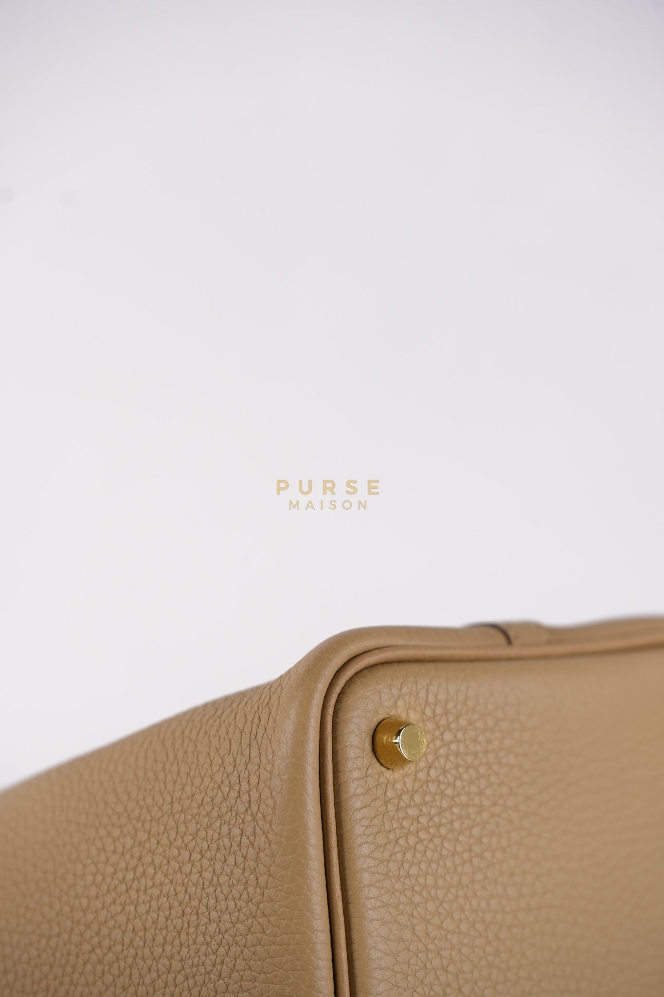 Picotin 18 Trench in Clemence Leather and Gold Hardware Stamp Z (2021) | Purse Maison Luxury Bags Shop